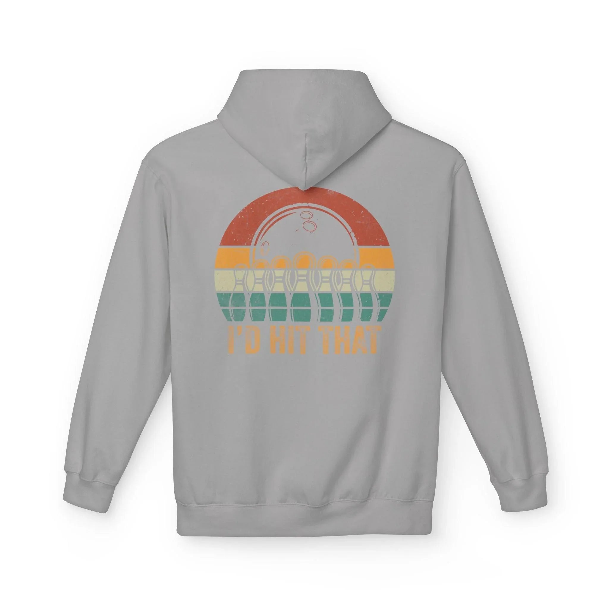 "I'd Hit That" Retro Bowling Cozy Fleece Hoodie for Ultimate Comfort