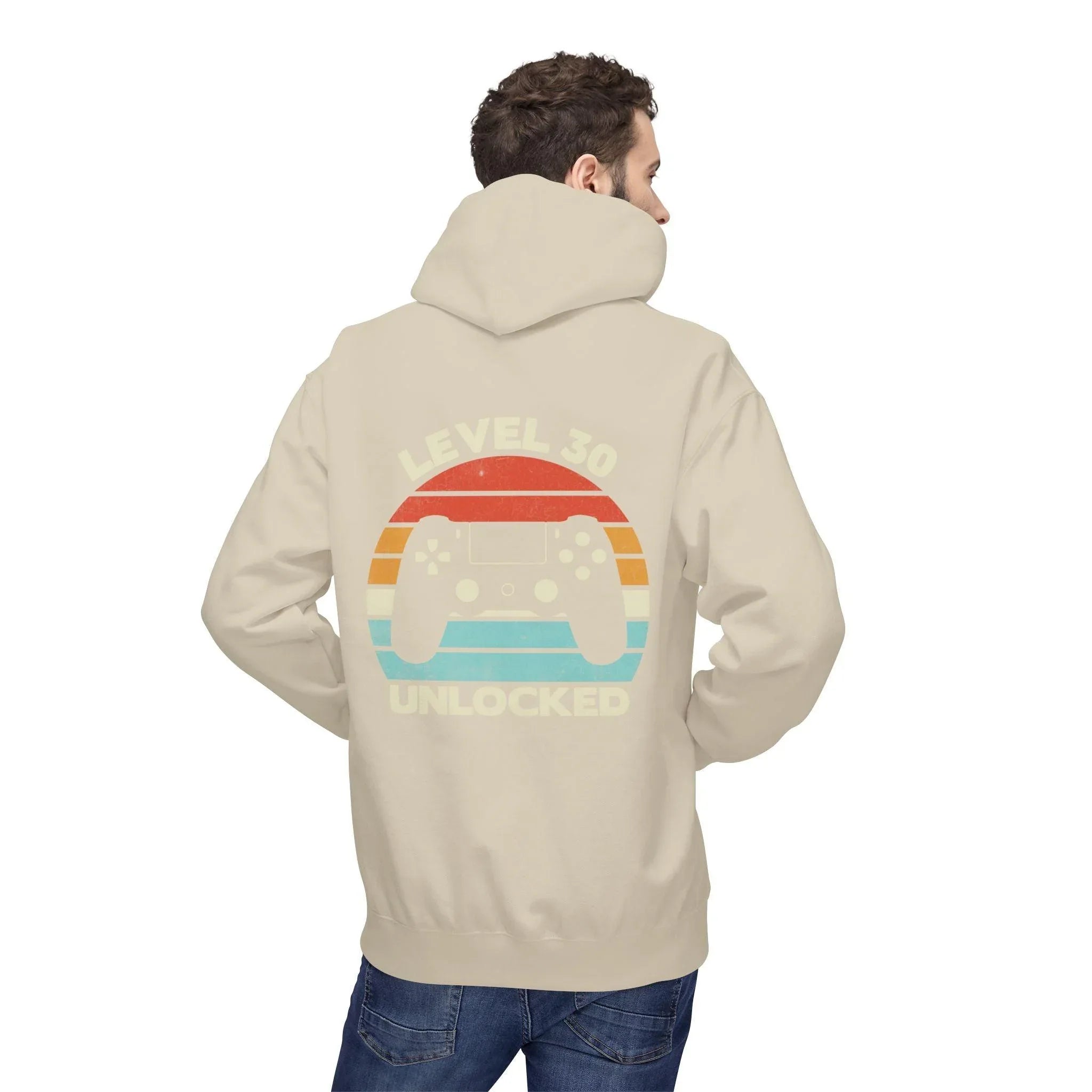 Level Up Your Style: Retro Gaming Fleece Hoodie with Comfort and Charm