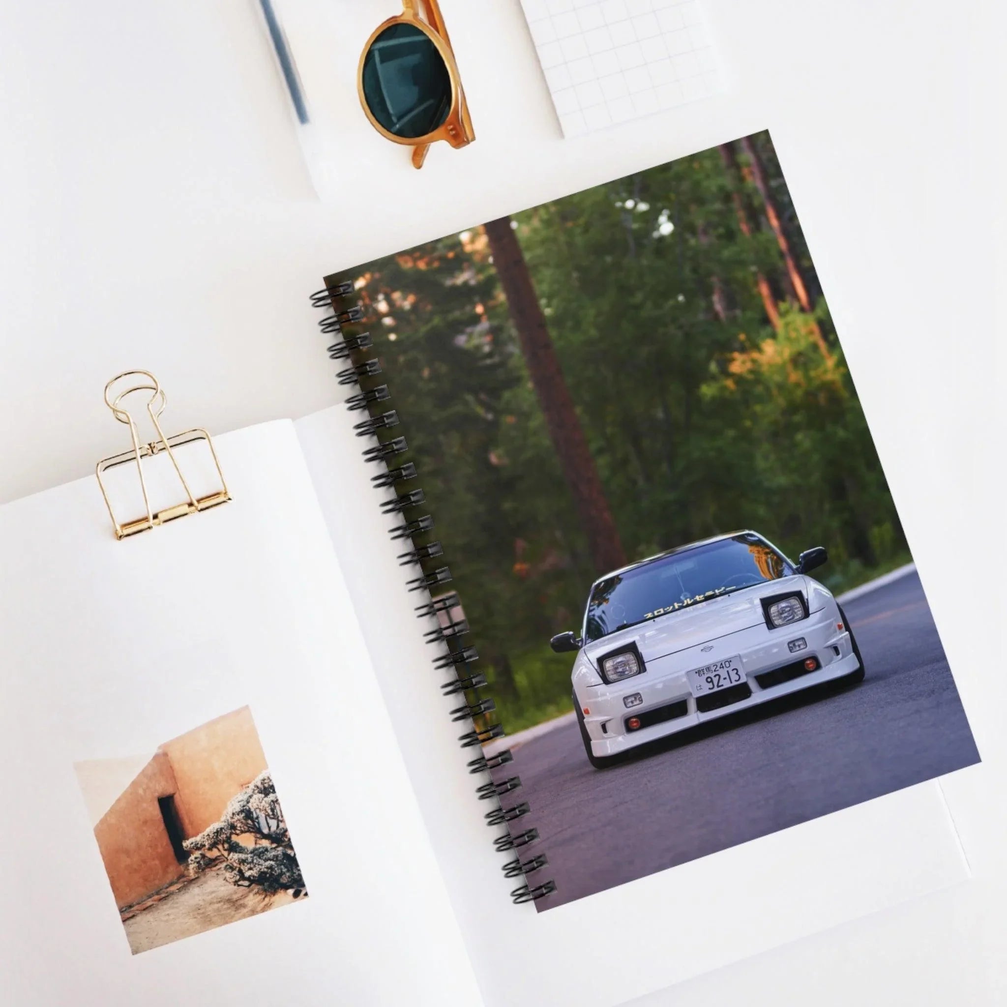 Nissan 240sx S13 Type-X Automotive Spiral Notebook #004 - Throttle Designs