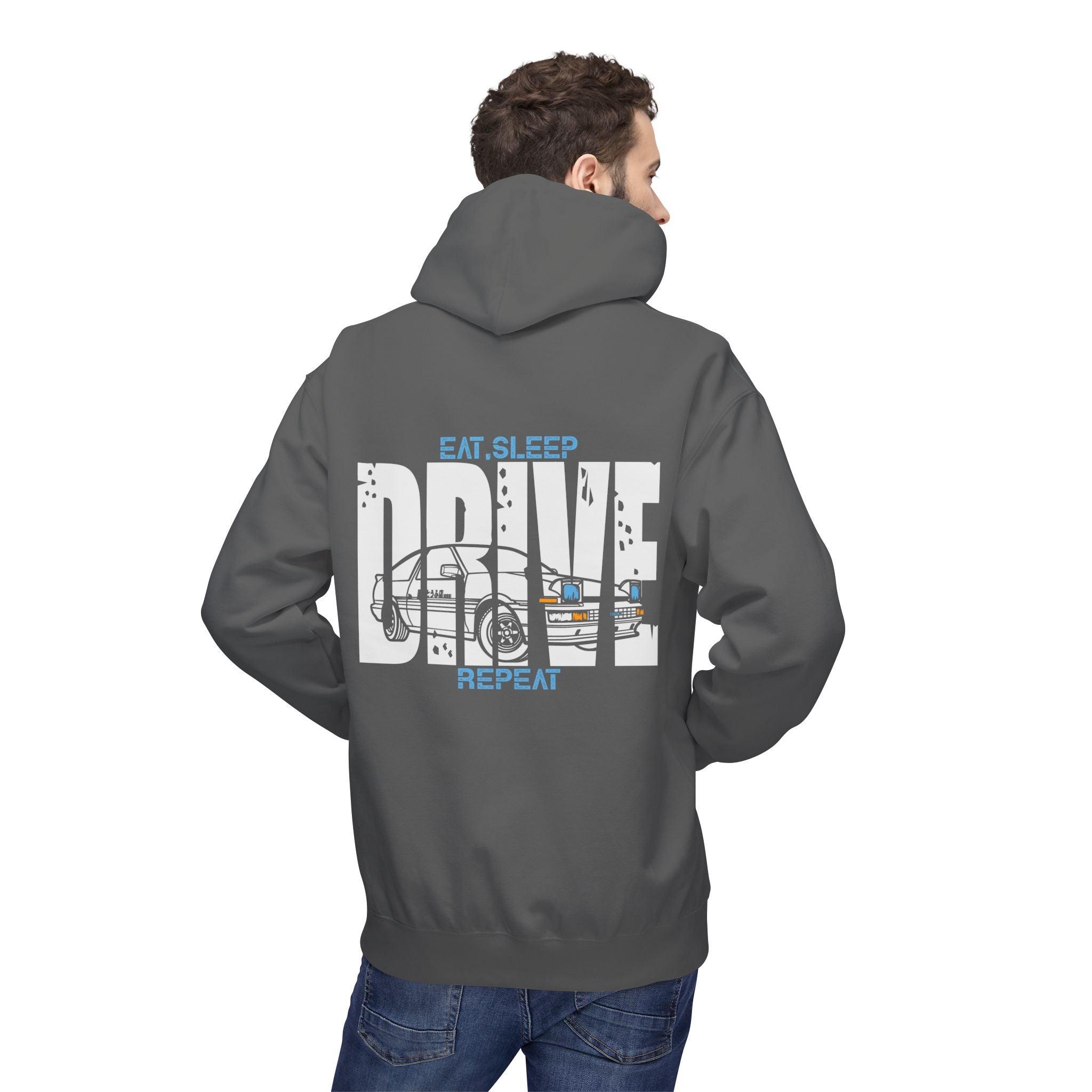 Toyota AE86 Trueno Fleece Hoodie for Car Enthusiasts - Premium Quality
