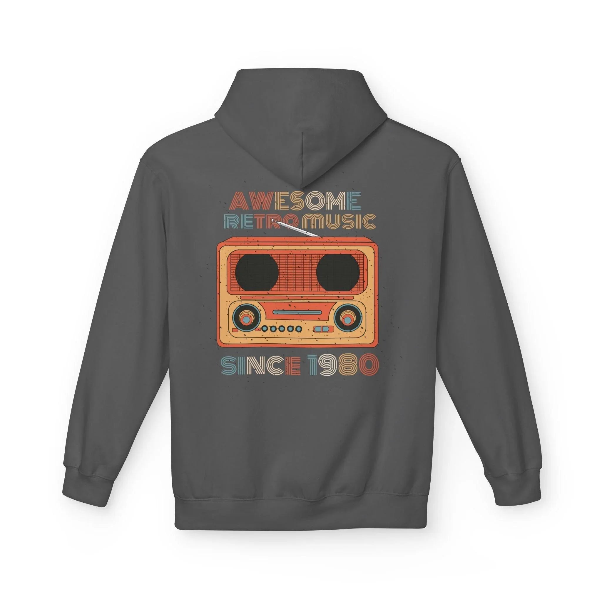 Stylish Retro Music Fleece Hoodie for Ultimate Comfort