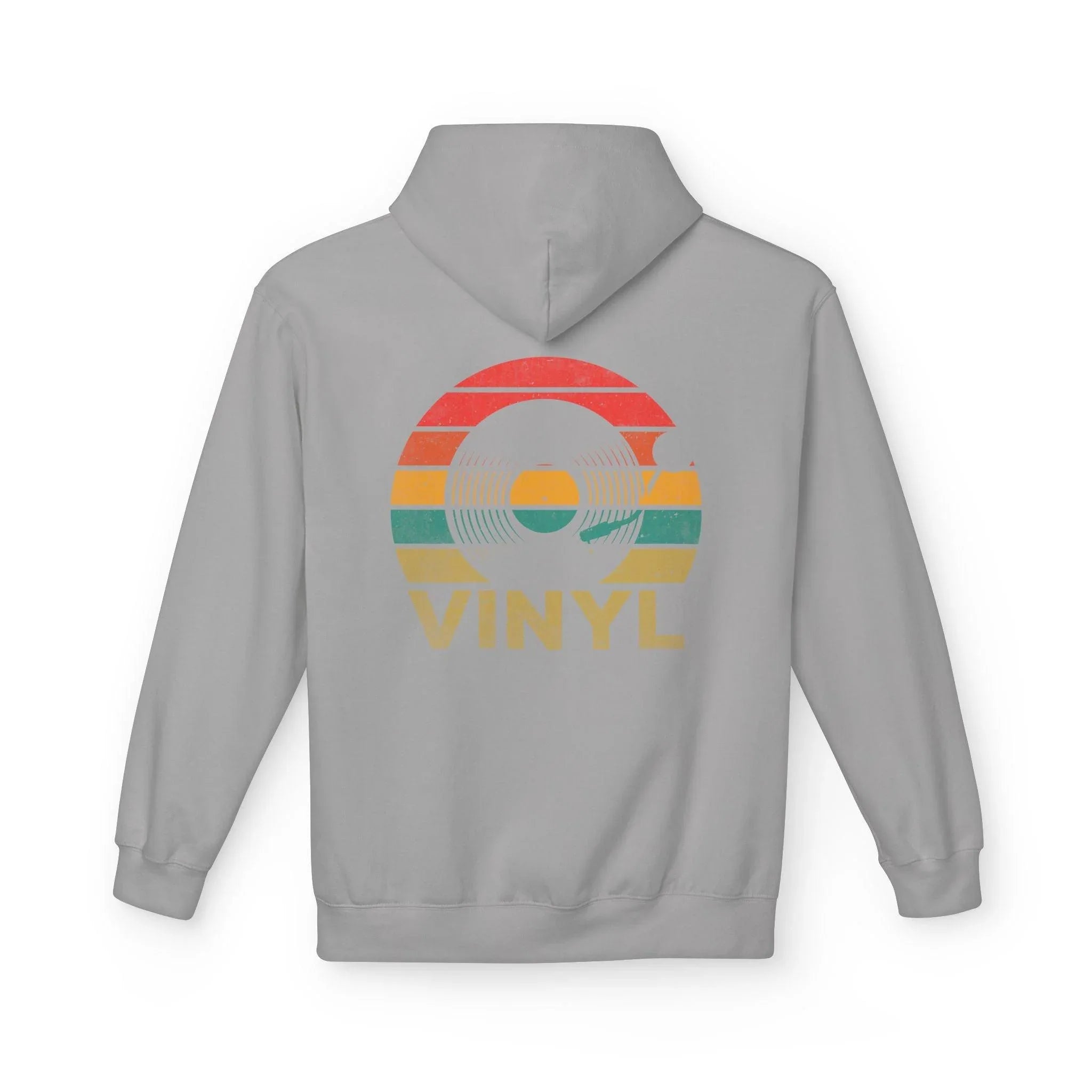 Cozy Vintage Music Vinyl Fleece Hoodie for Ultimate Style and Comfort