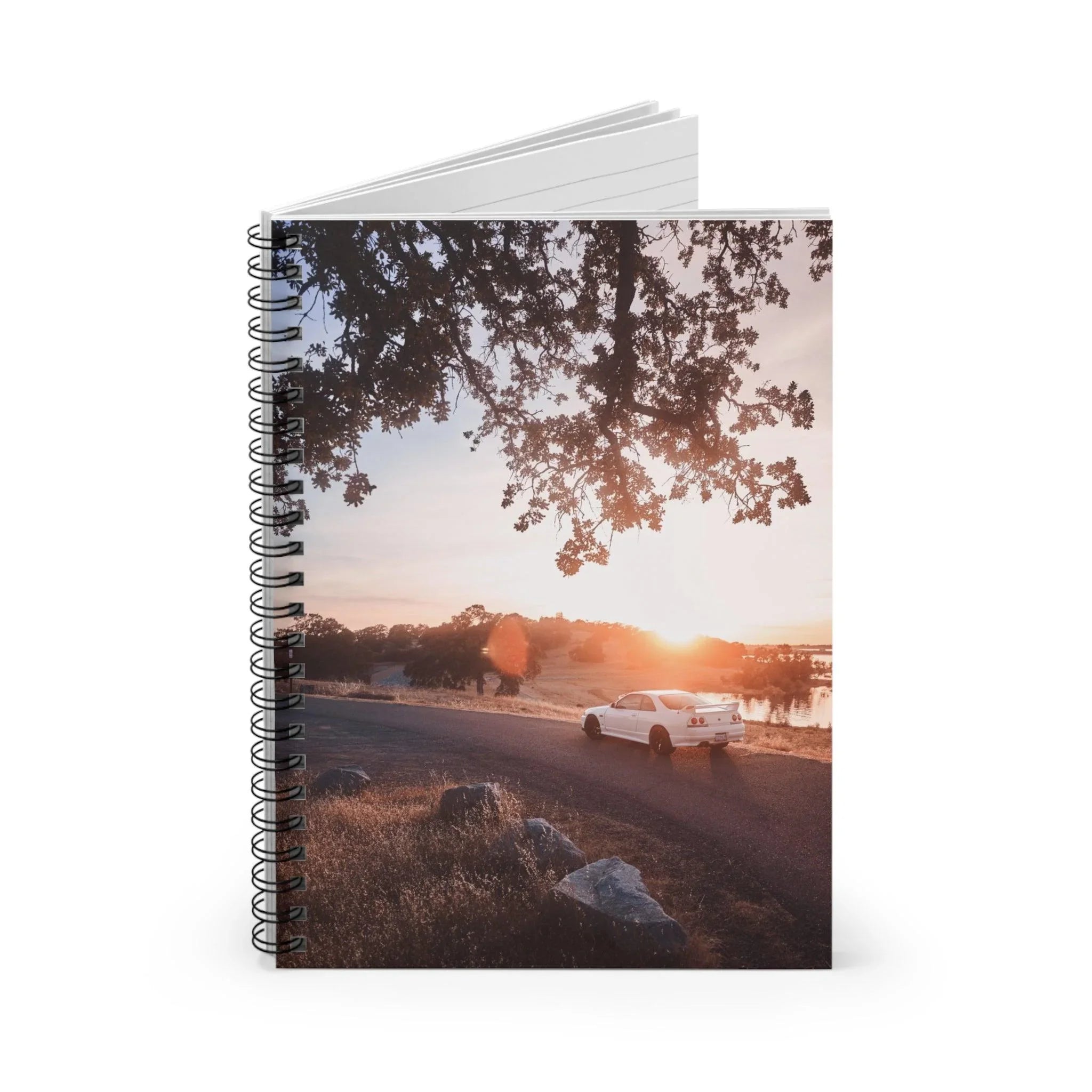 Nissan Skyline R33 GTS-T Automotive Spiral Notebook #004 - Throttle Designs
