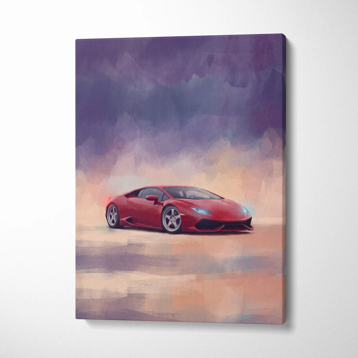 Lamborghini Huracán Inspired Canvas Art - Premium Automotive Wall Decor
