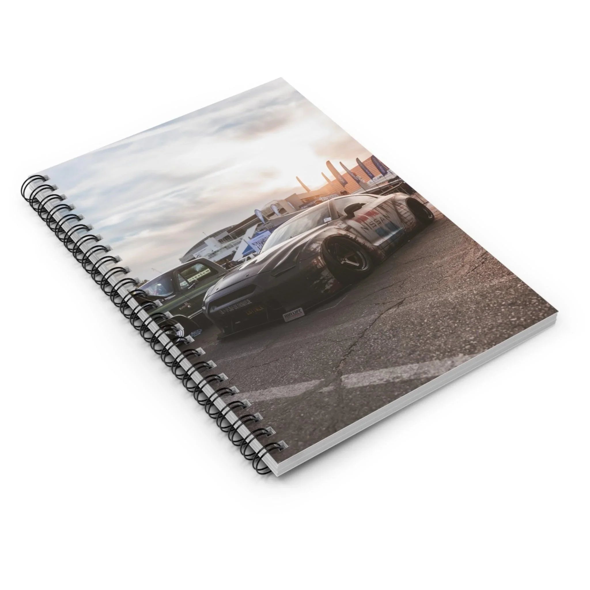 Nissan GTR R35 Automotive Spiral Notebook #001 - Throttle Designs