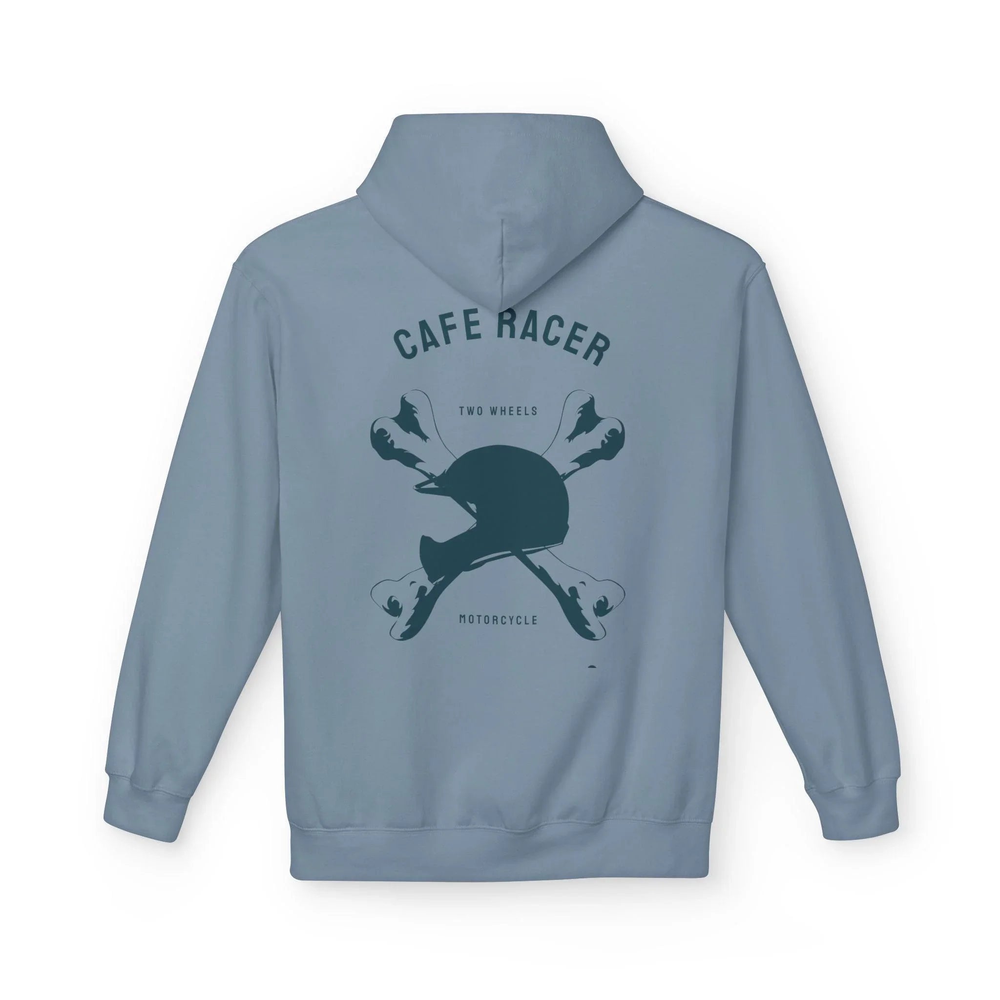Ultimate Cafe Racer Fleece Hoodie - Embrace the Ride with "Never Stop Riding" Design