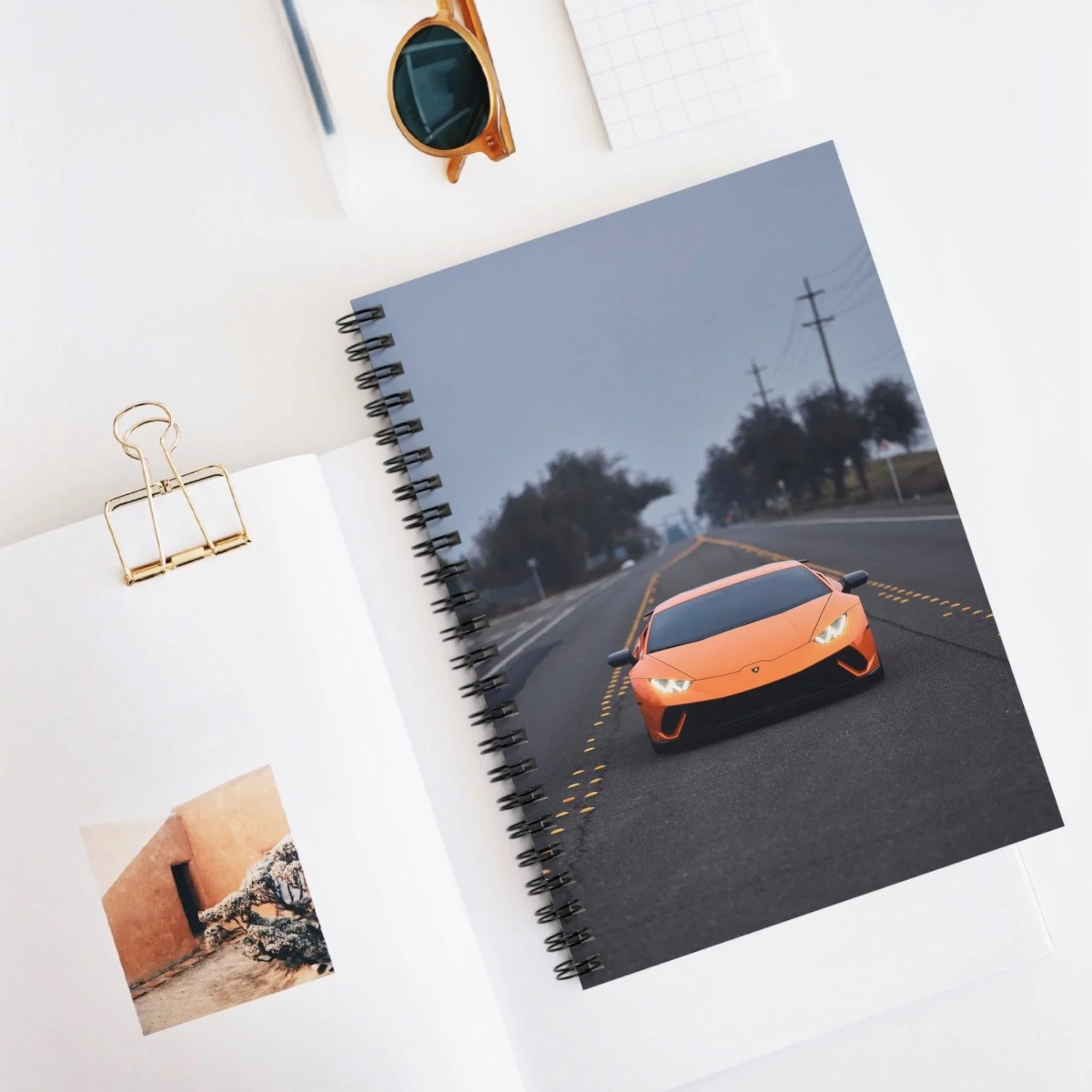 Lamborghini Huracan Automotive Spiral Notebook #008 - Throttle Designs