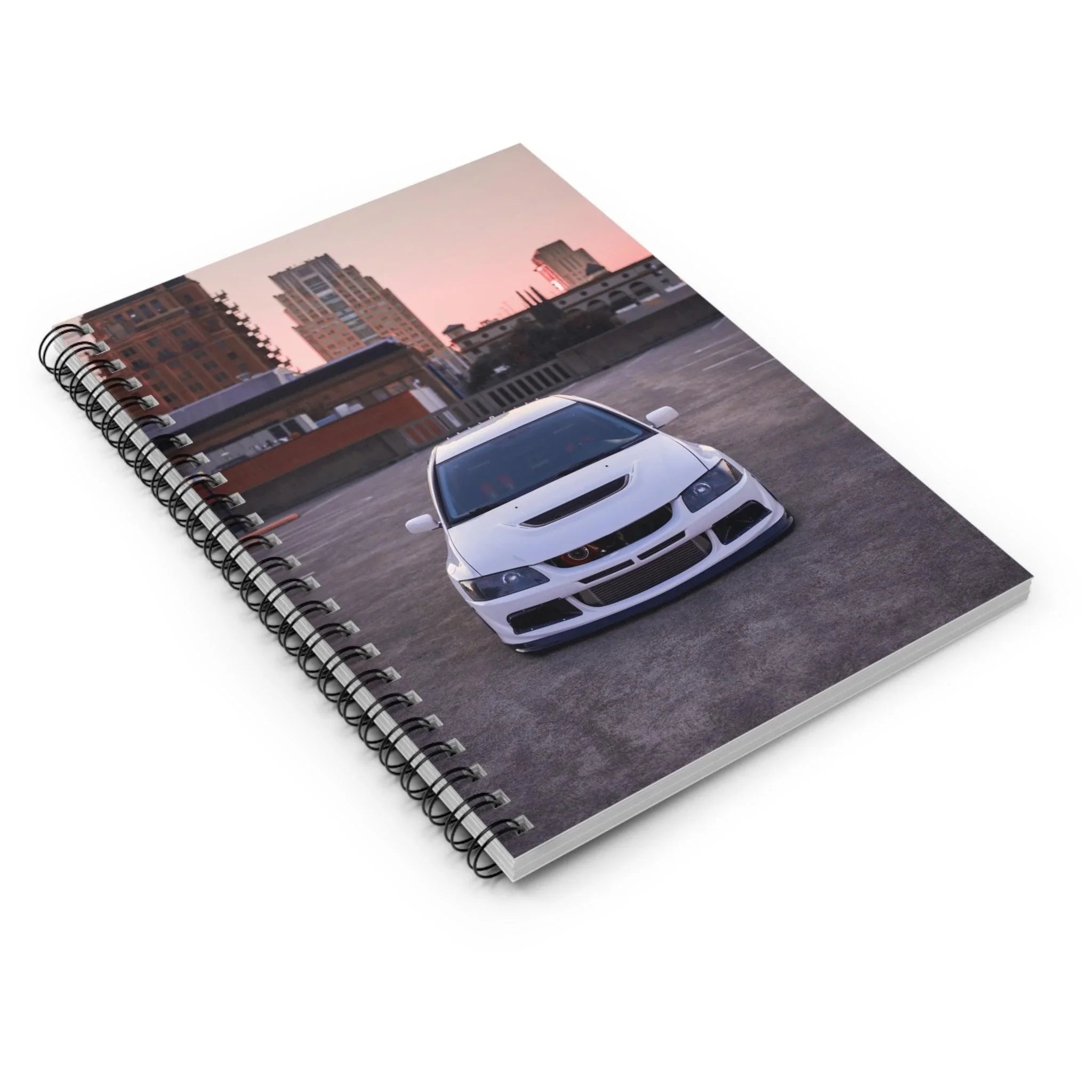Mitsubishi Evo 8 Automotive Spiral Notebook #019 - Throttle Designs