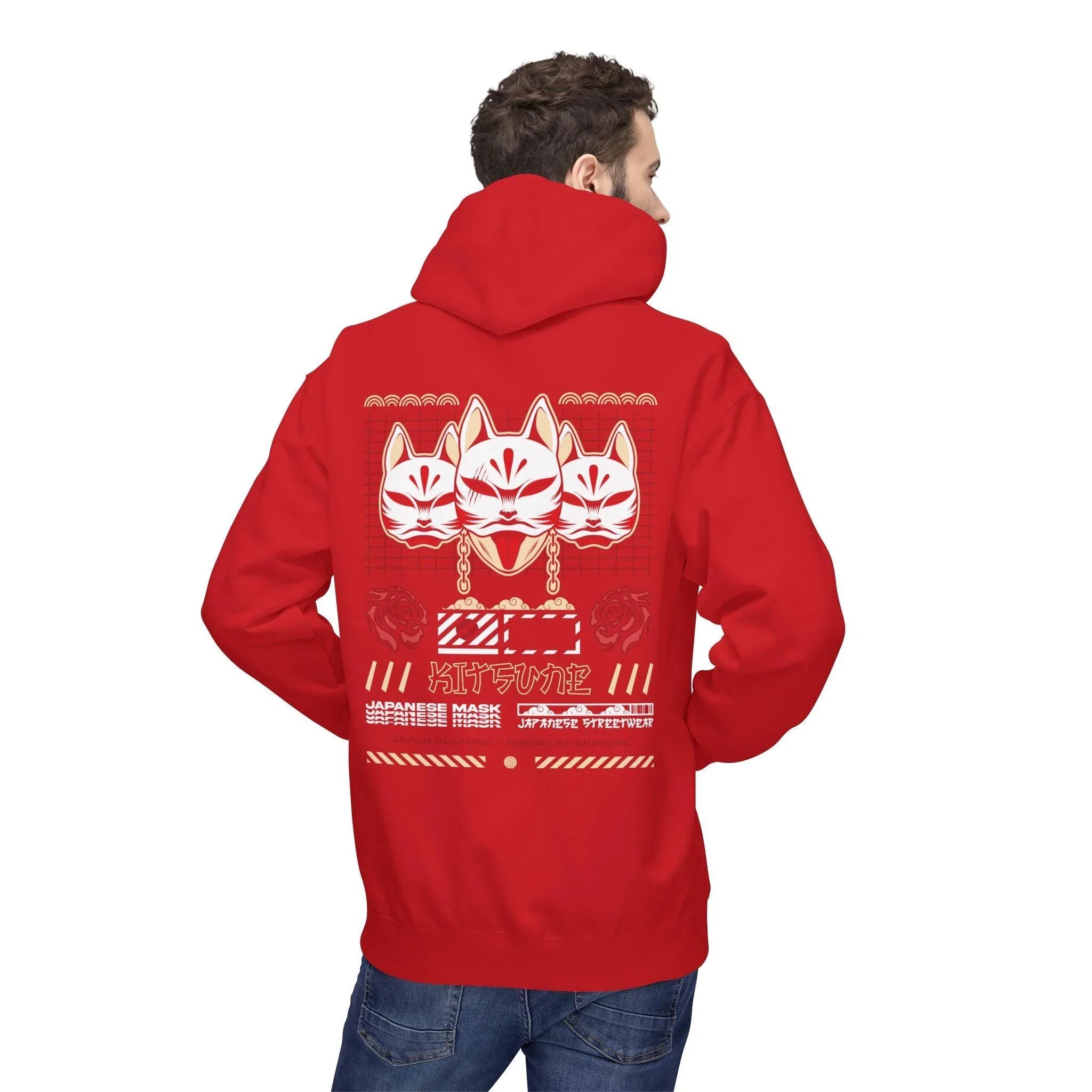 Ultimate Kitsune Japanese Streetwear Fleece Hoodie for Comfort and Style