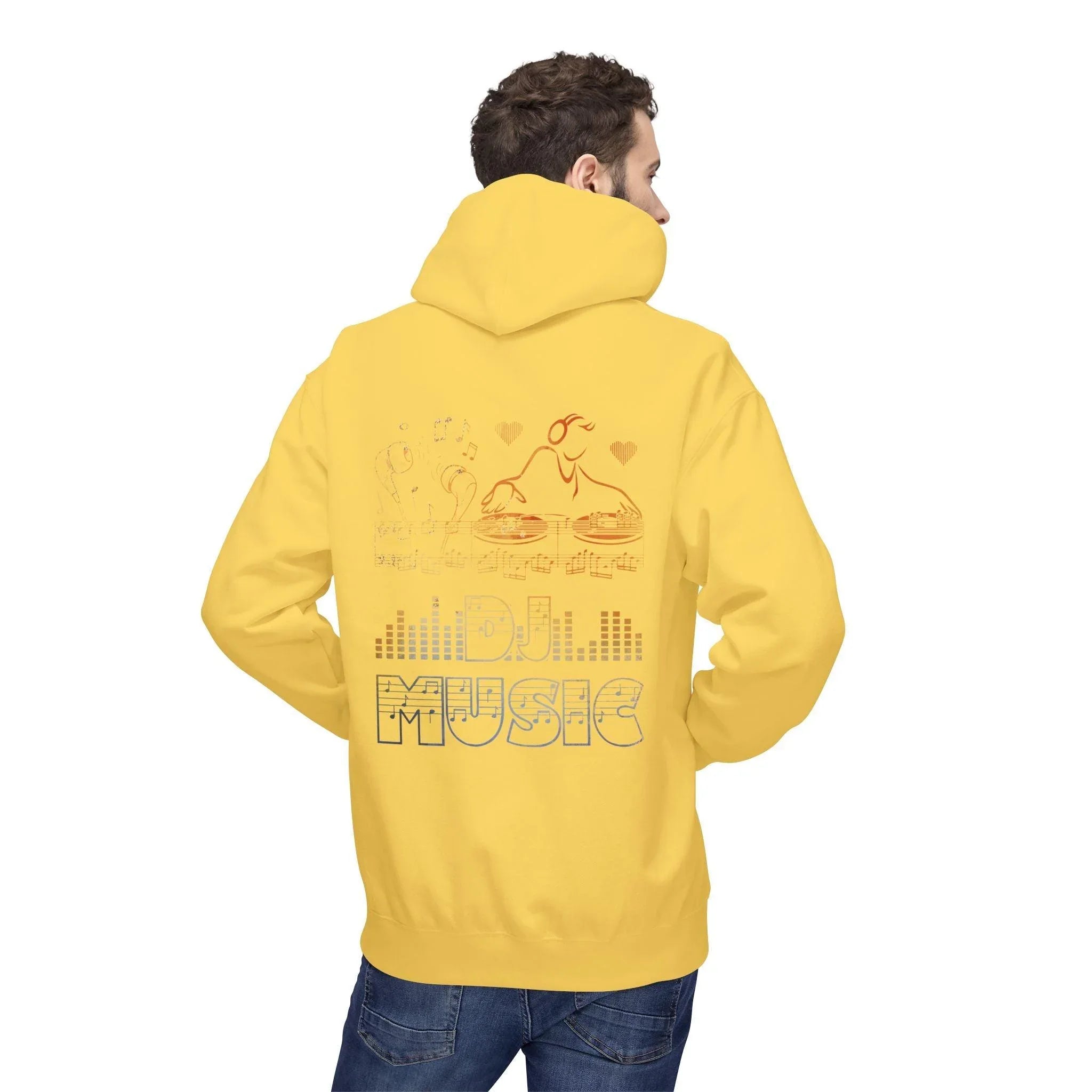 Ultimate DJ Music Lover's Fleece Hoodie: Comfort Meets Style