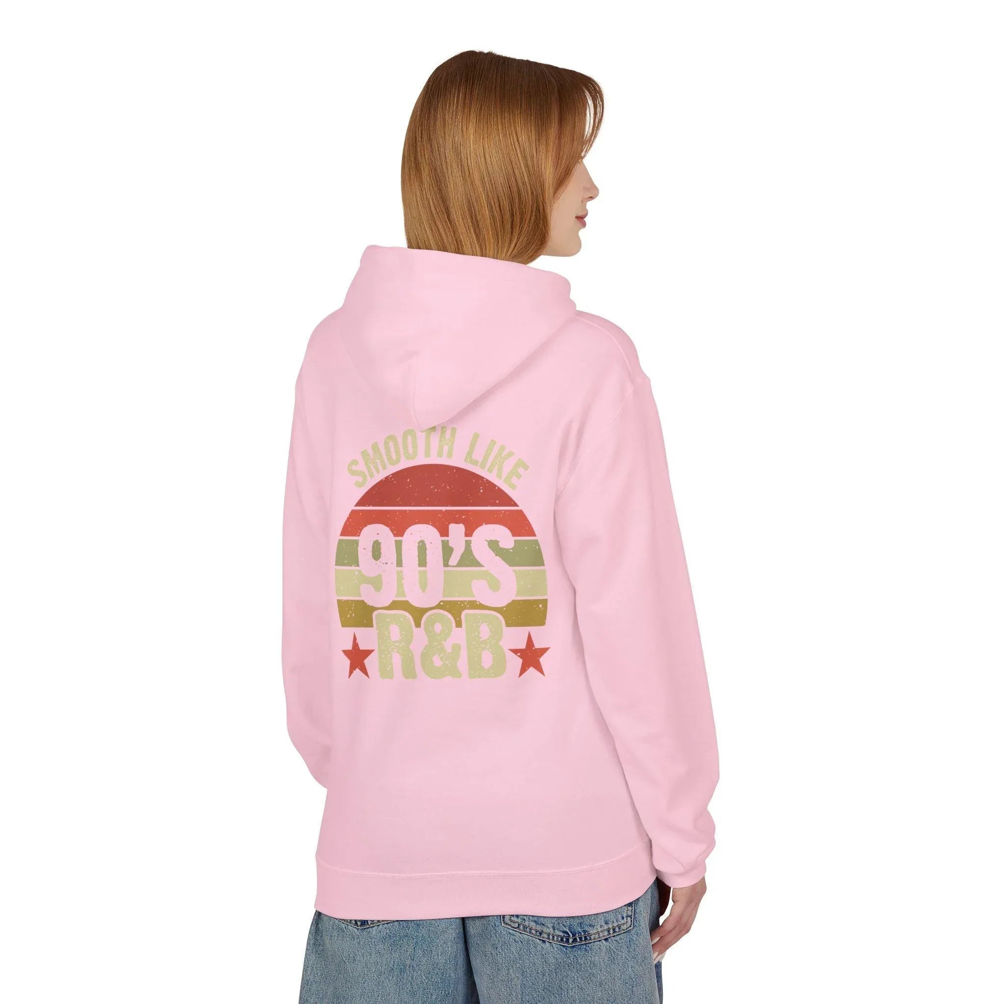 Retro Vibes Fleece Hoodie - Embrace the Comfort of 90's R&B Style