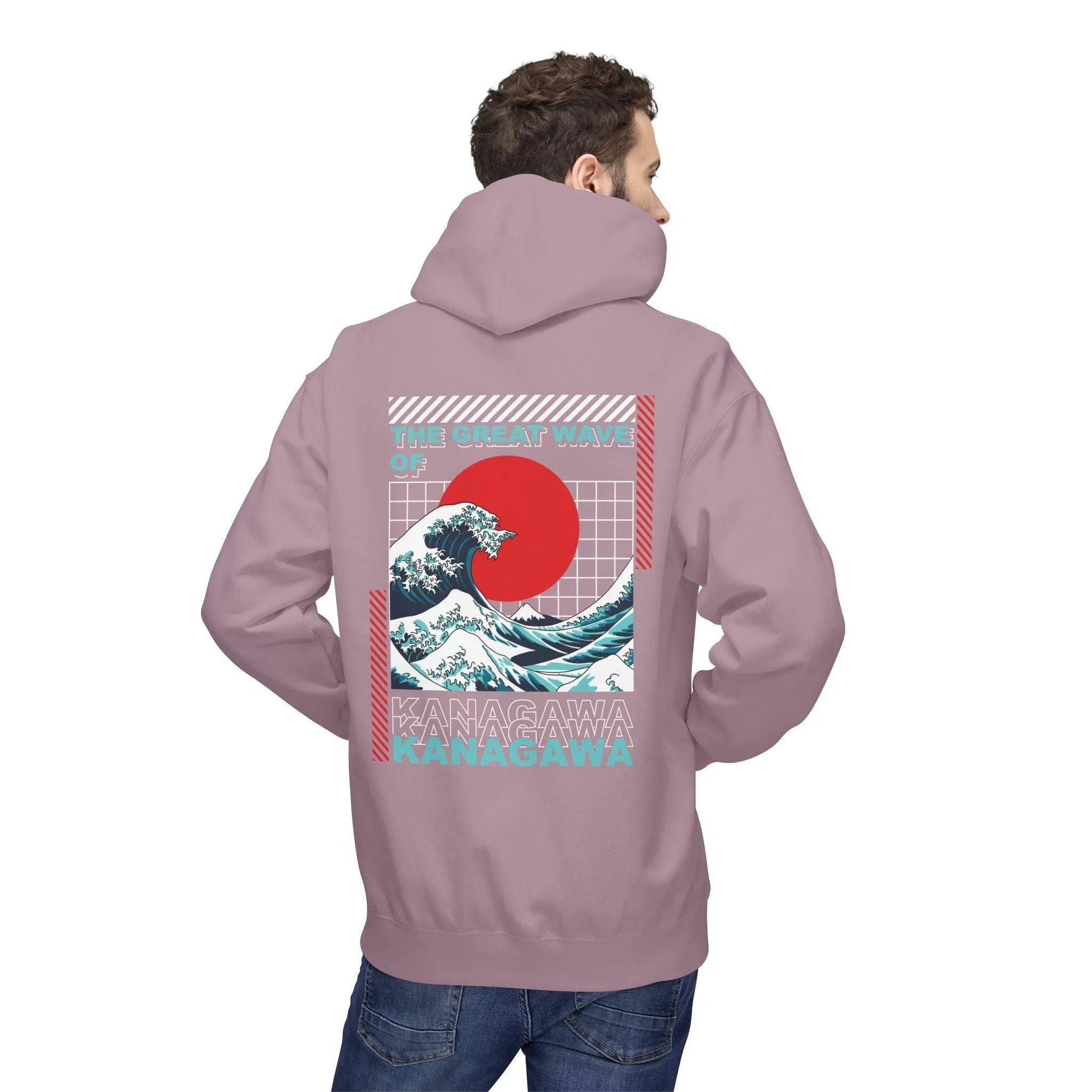 Ultimate Kanagawa Wave Fleece Hoodie: Stylish Japanese Streetwear Comfort
