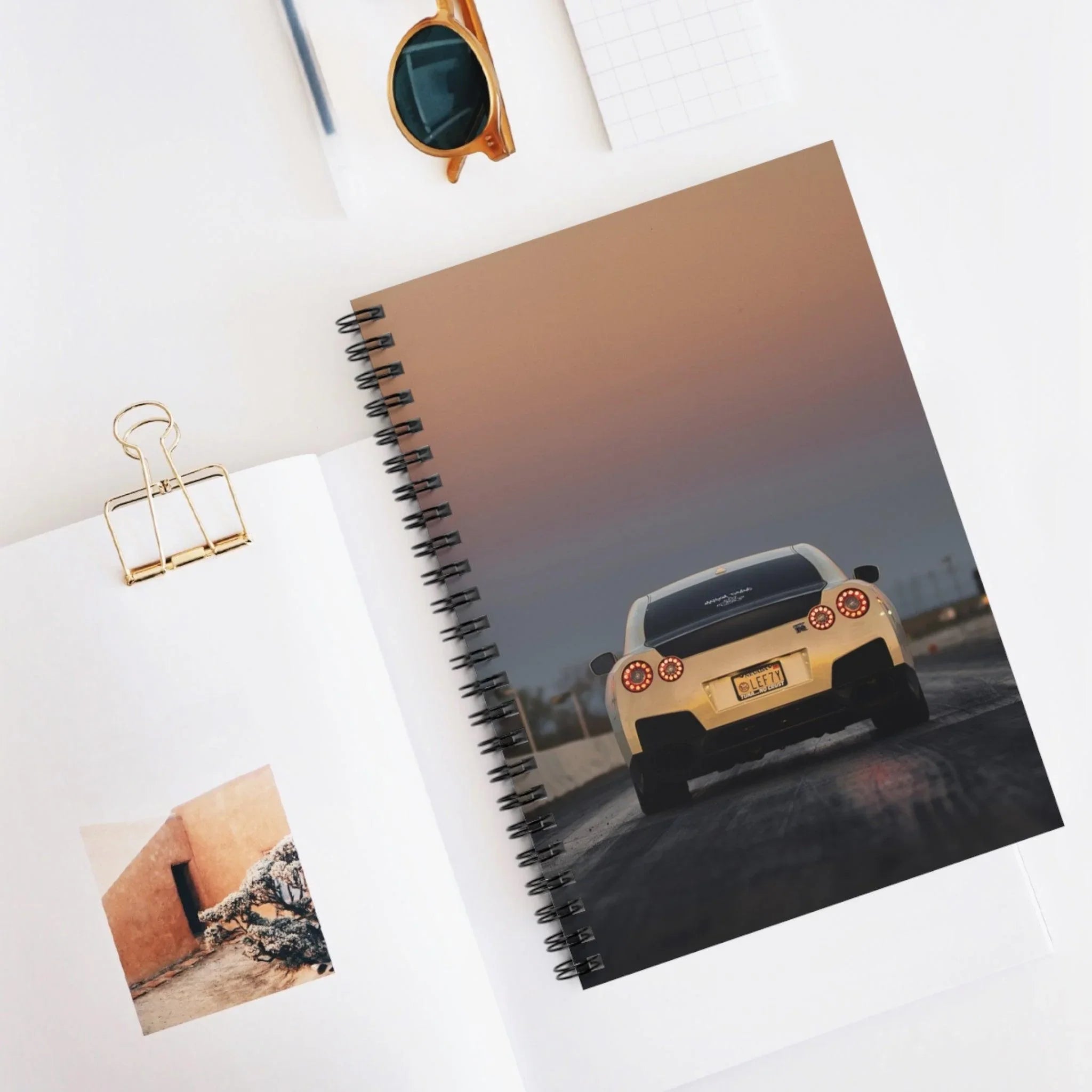 Nissan GTR R35 Automotive Spiral Notebook #007 - Throttle Designs