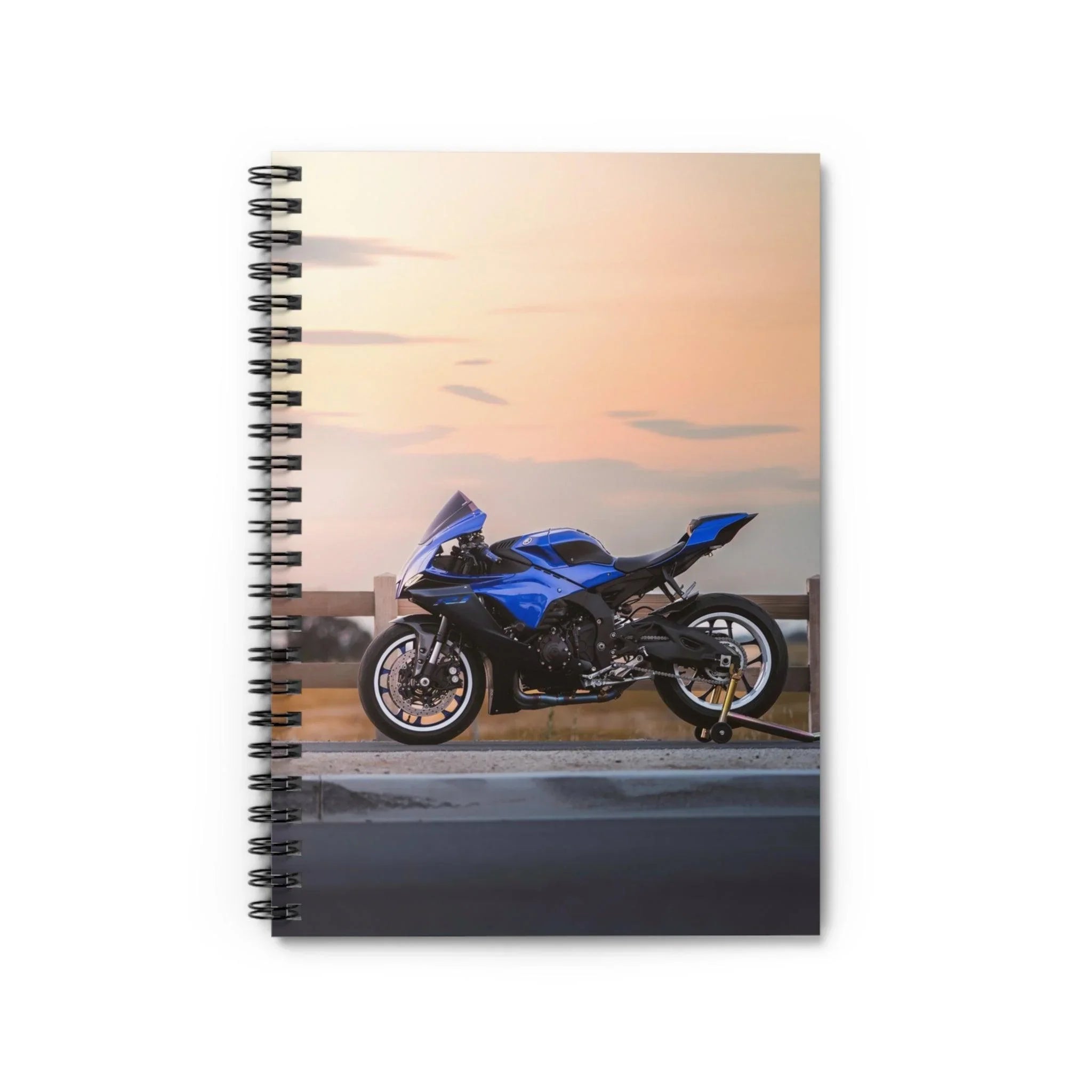Yamaha R1 Motorcycle Spiral Notebook #015 - Throttle Designs