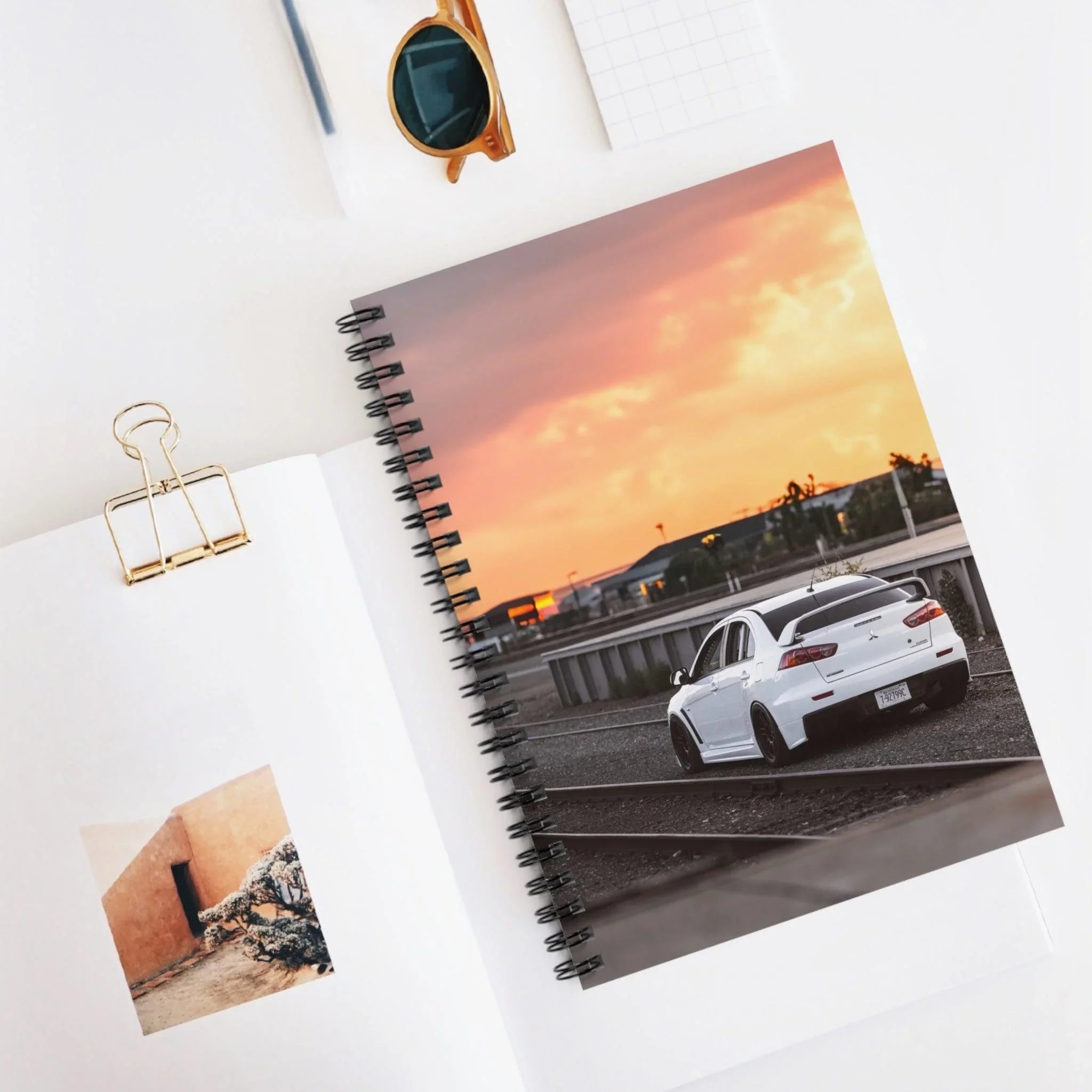 Mitsubishi Evo 10 Automotive Spiral Notebook #004 - Throttle Designs