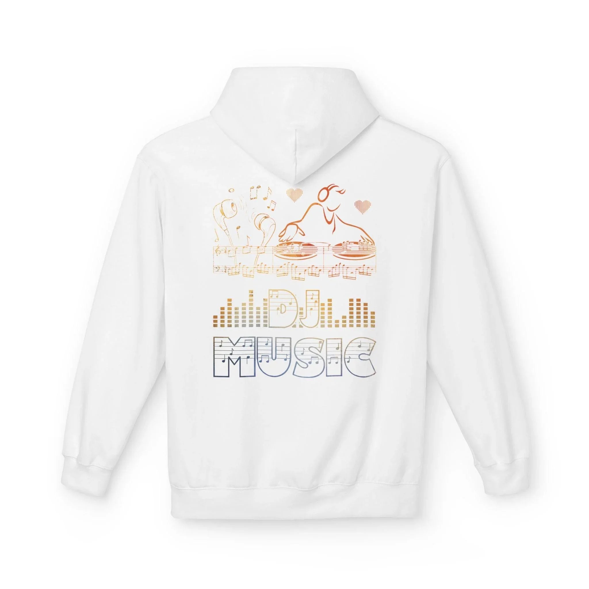Ultimate DJ Music Lover's Fleece Hoodie: Comfort Meets Style