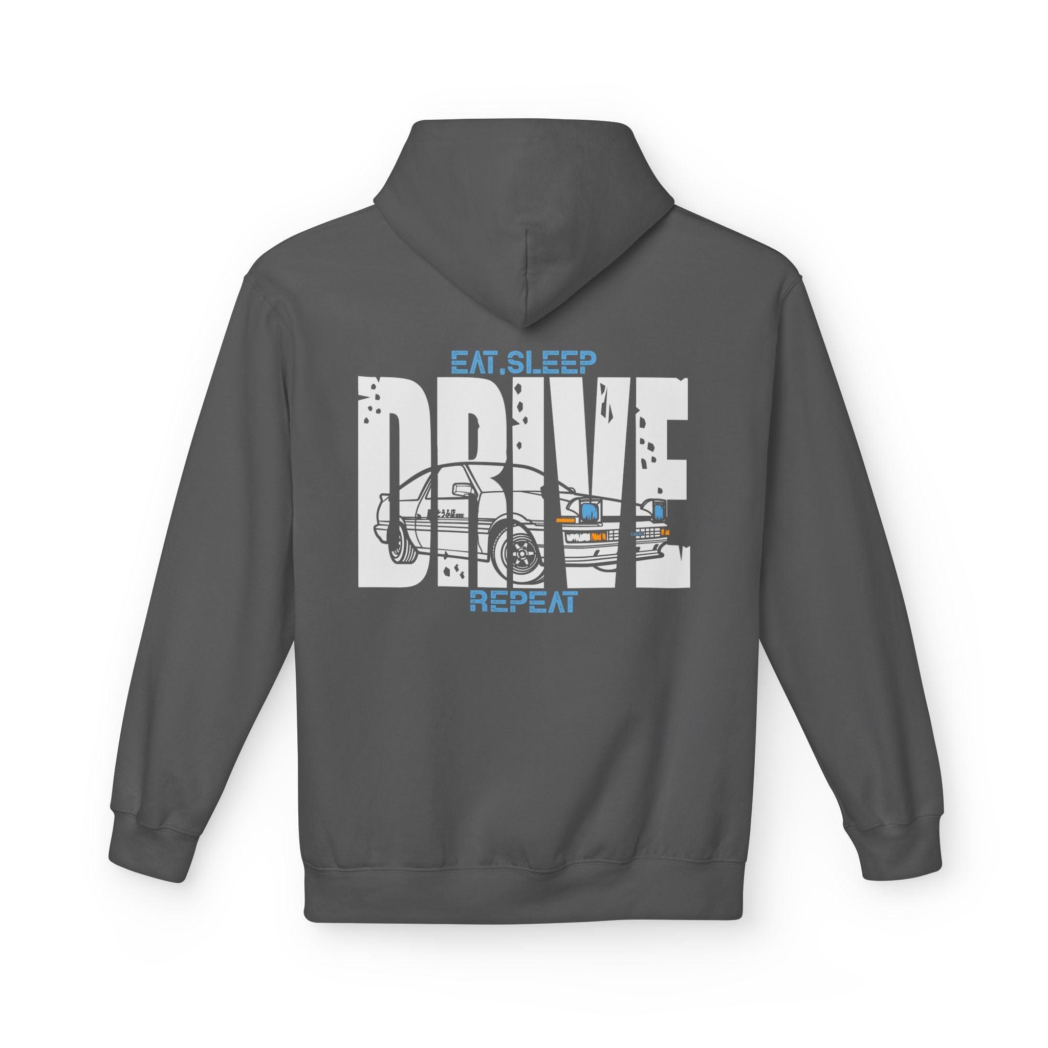 Toyota AE86 Trueno Fleece Hoodie for Car Enthusiasts - Premium Quality