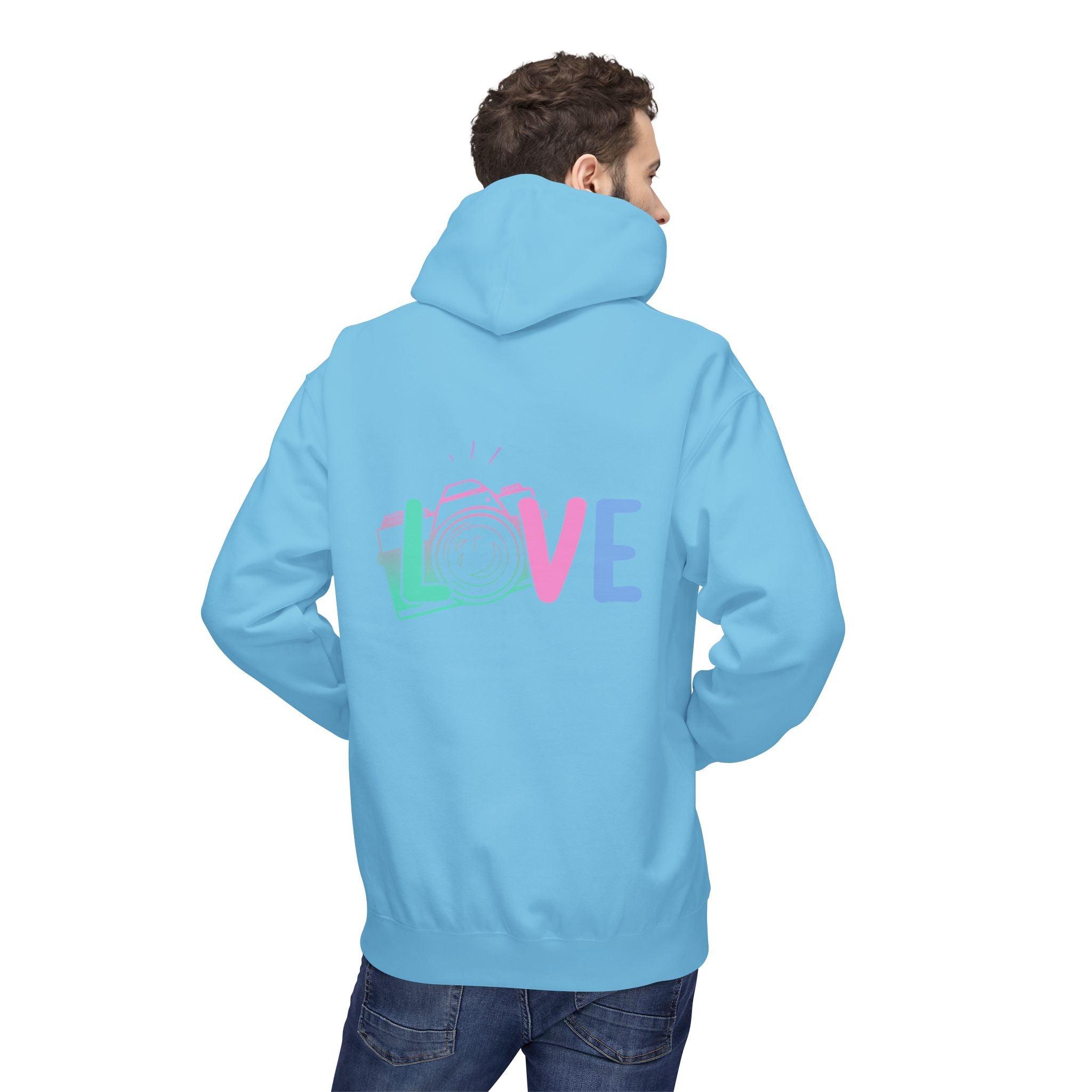 Cozy Love Photography Fleece Hoodie for Stylish Comfort