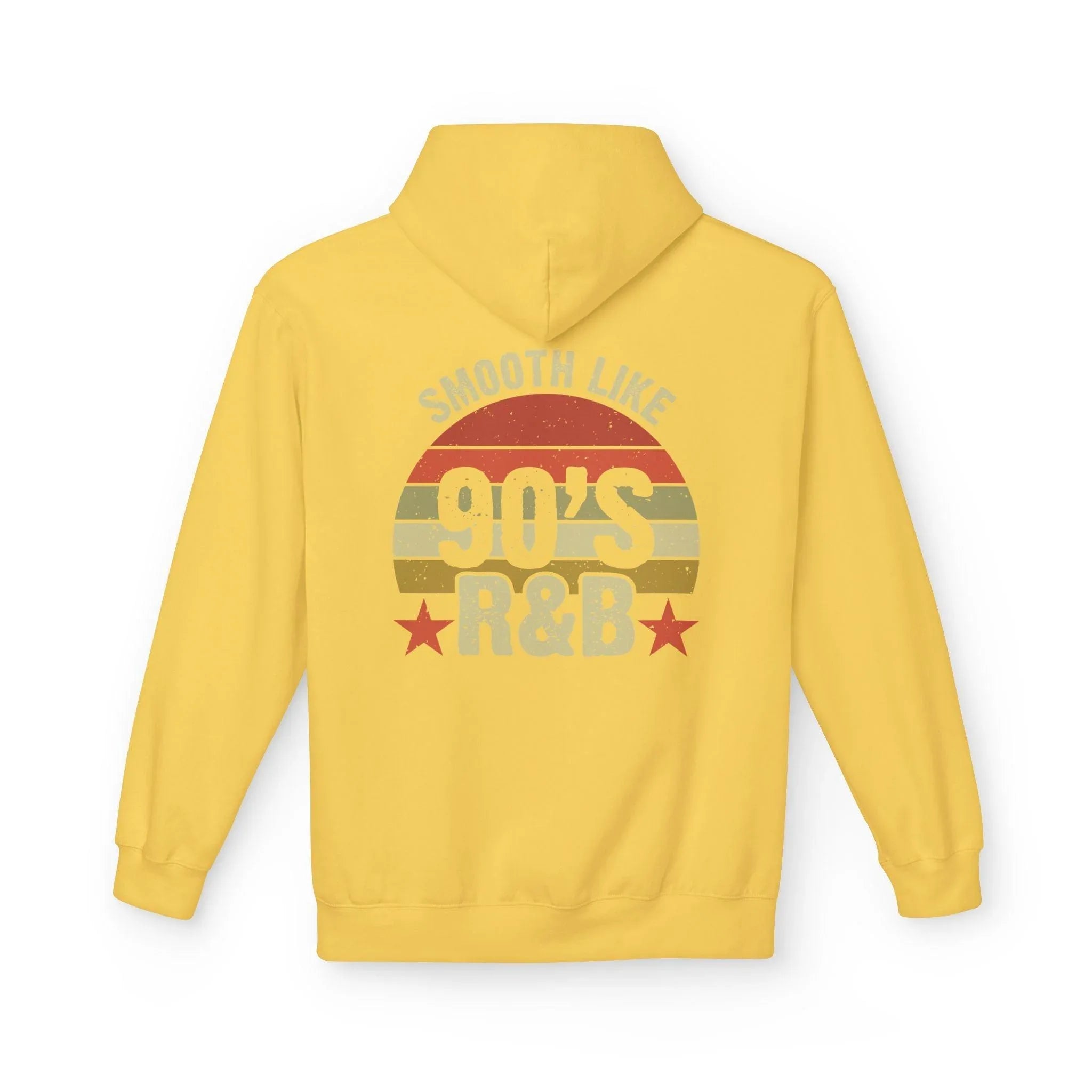 Retro Vibes Fleece Hoodie - Embrace the Comfort of 90's R&B Style