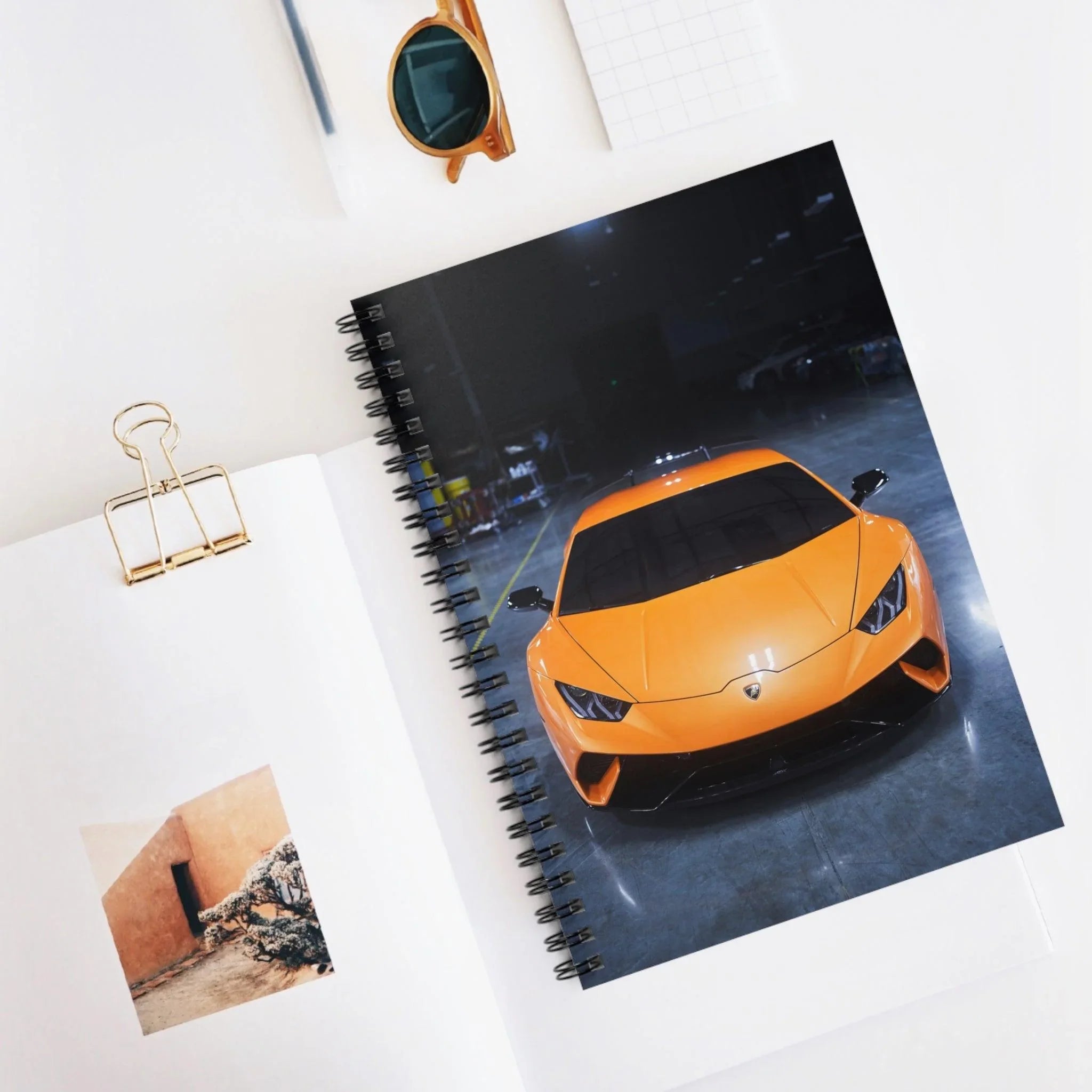 Lamborghini Huracan Automotive Spiral Notebook #037 - Throttle Designs