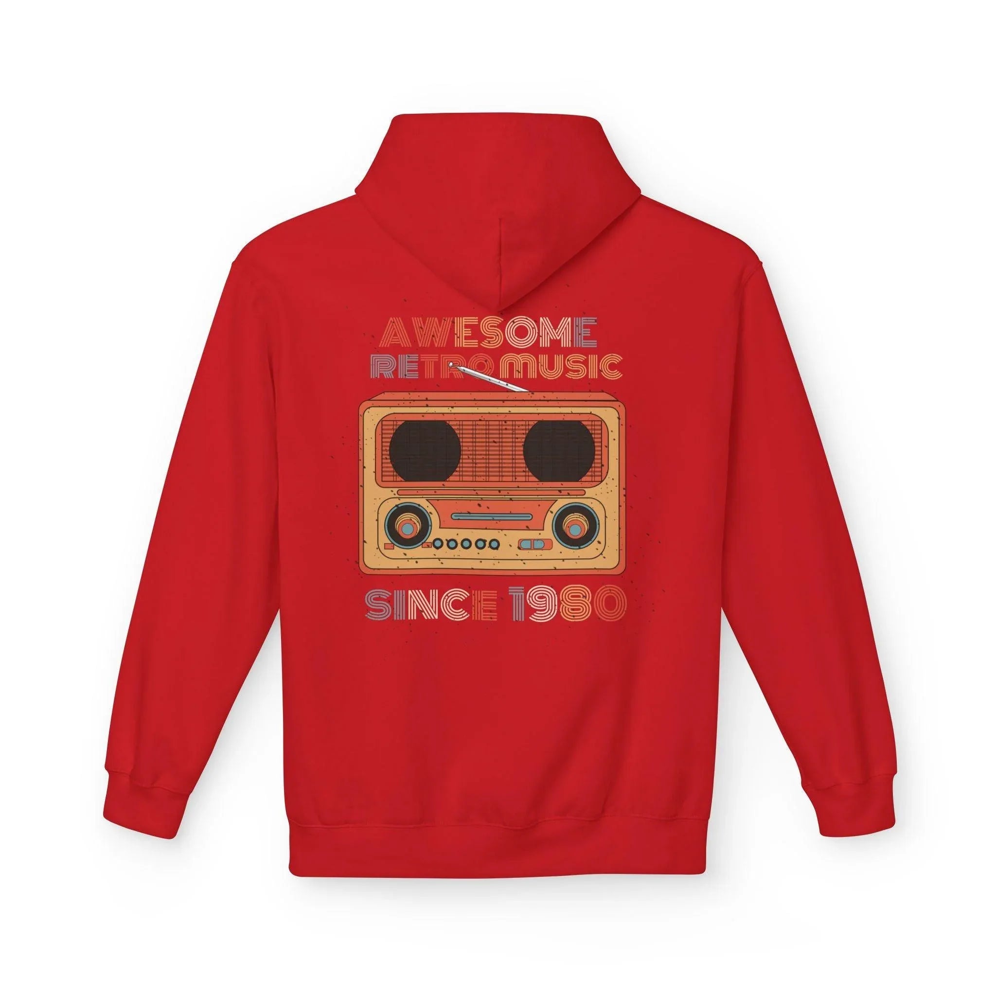 Stylish Retro Music Fleece Hoodie for Ultimate Comfort