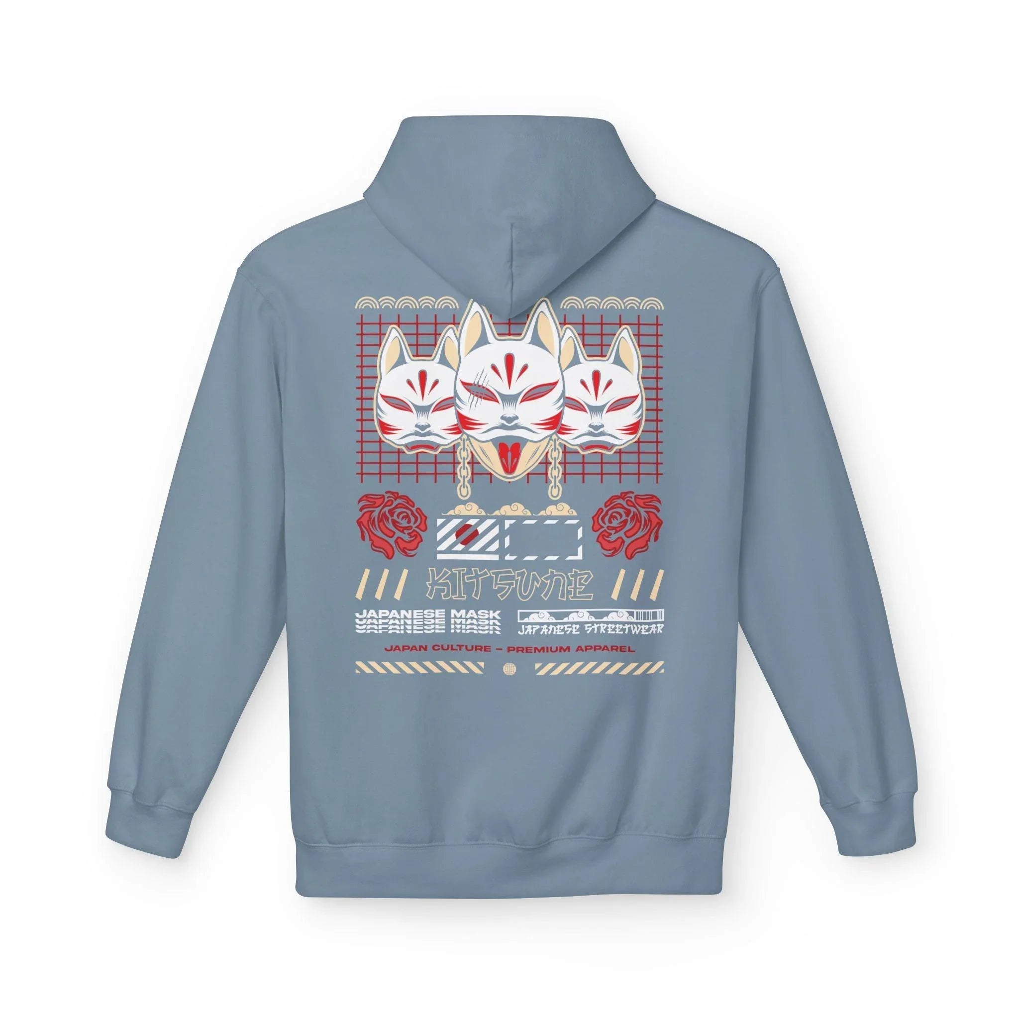 Ultimate Kitsune Japanese Streetwear Fleece Hoodie for Comfort and Style