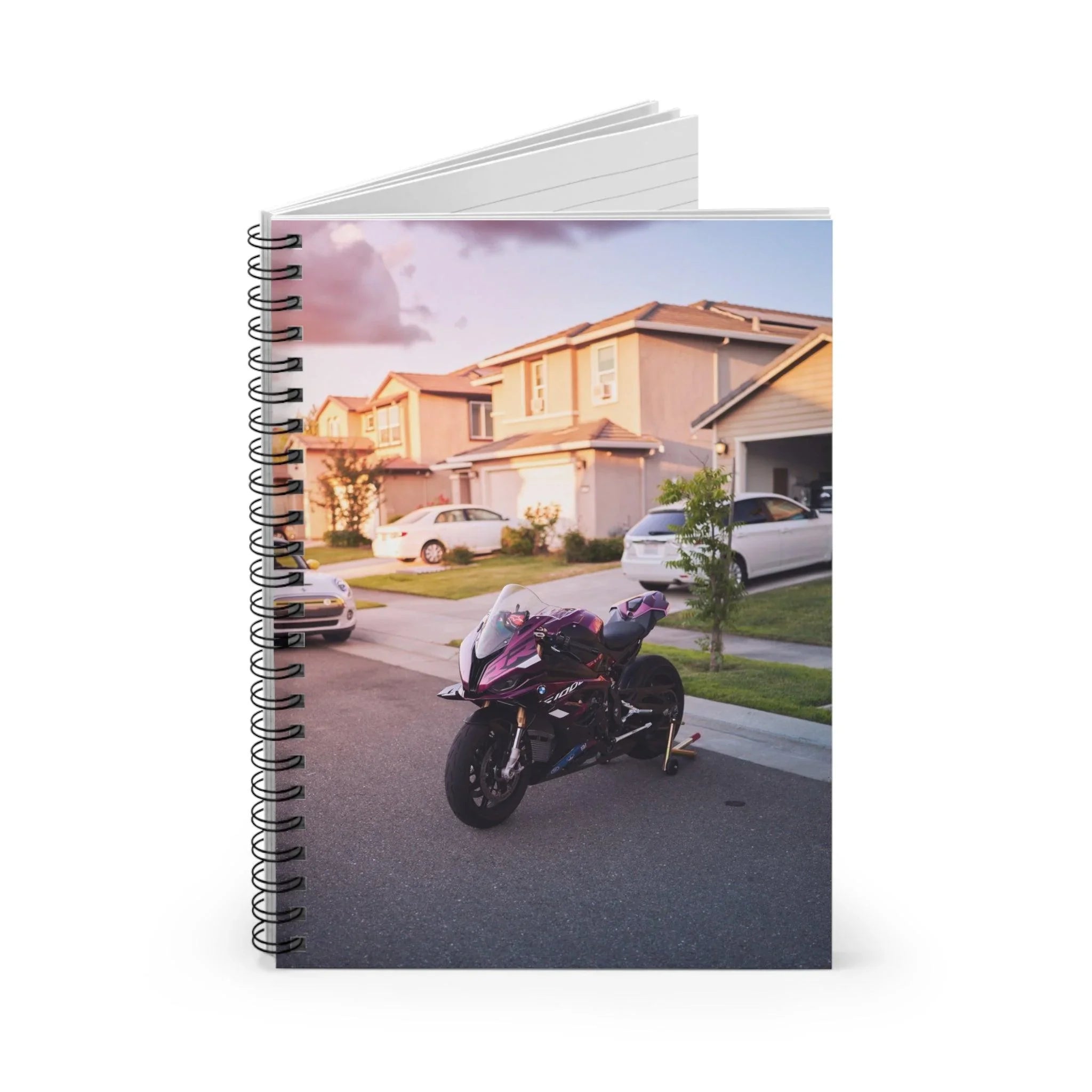 BMW S1000RR Motorcycle Spiral Notebook #036 - Throttle Designs