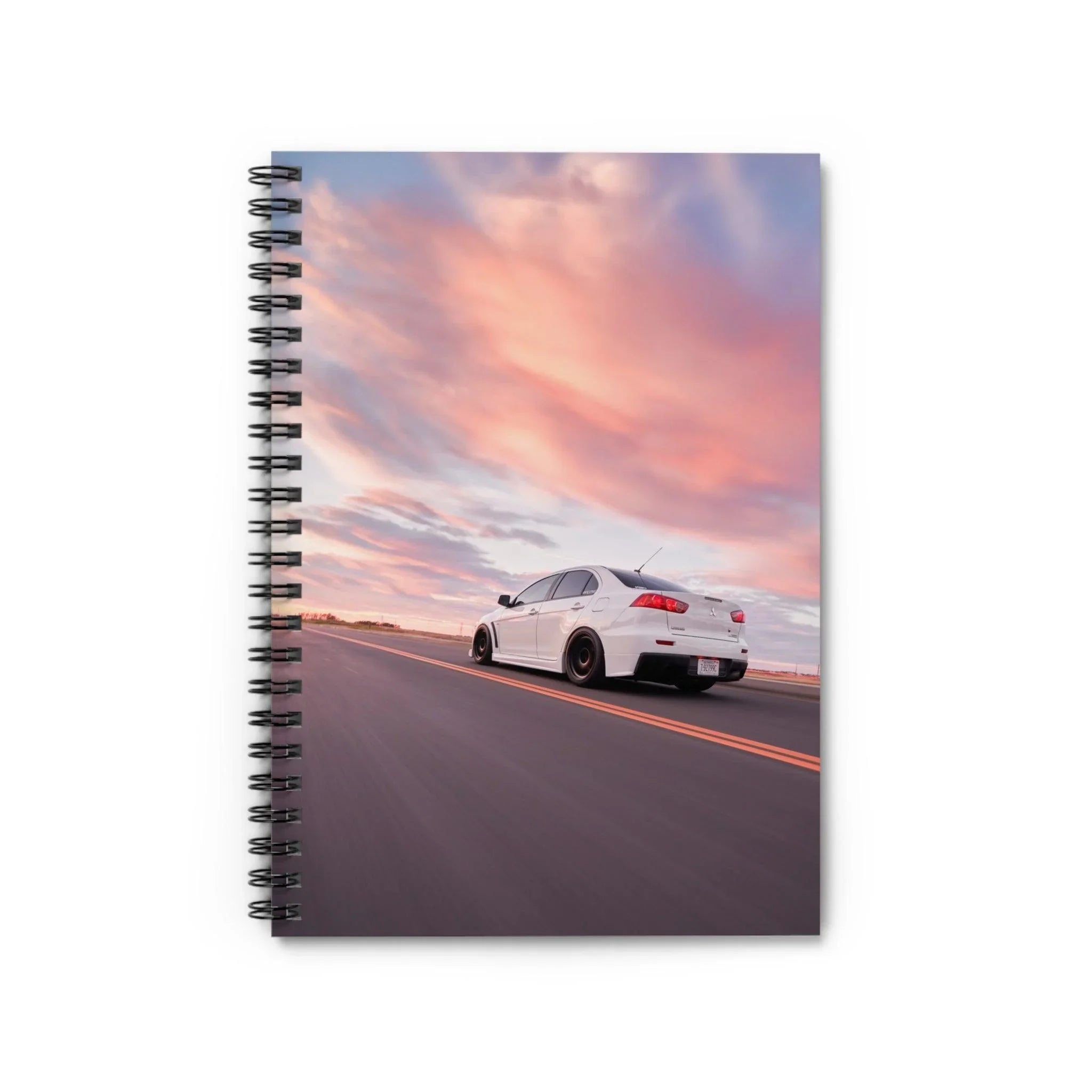 Mitsubishi Evo 10 Automotive Spiral Notebook #012 - Throttle Designs