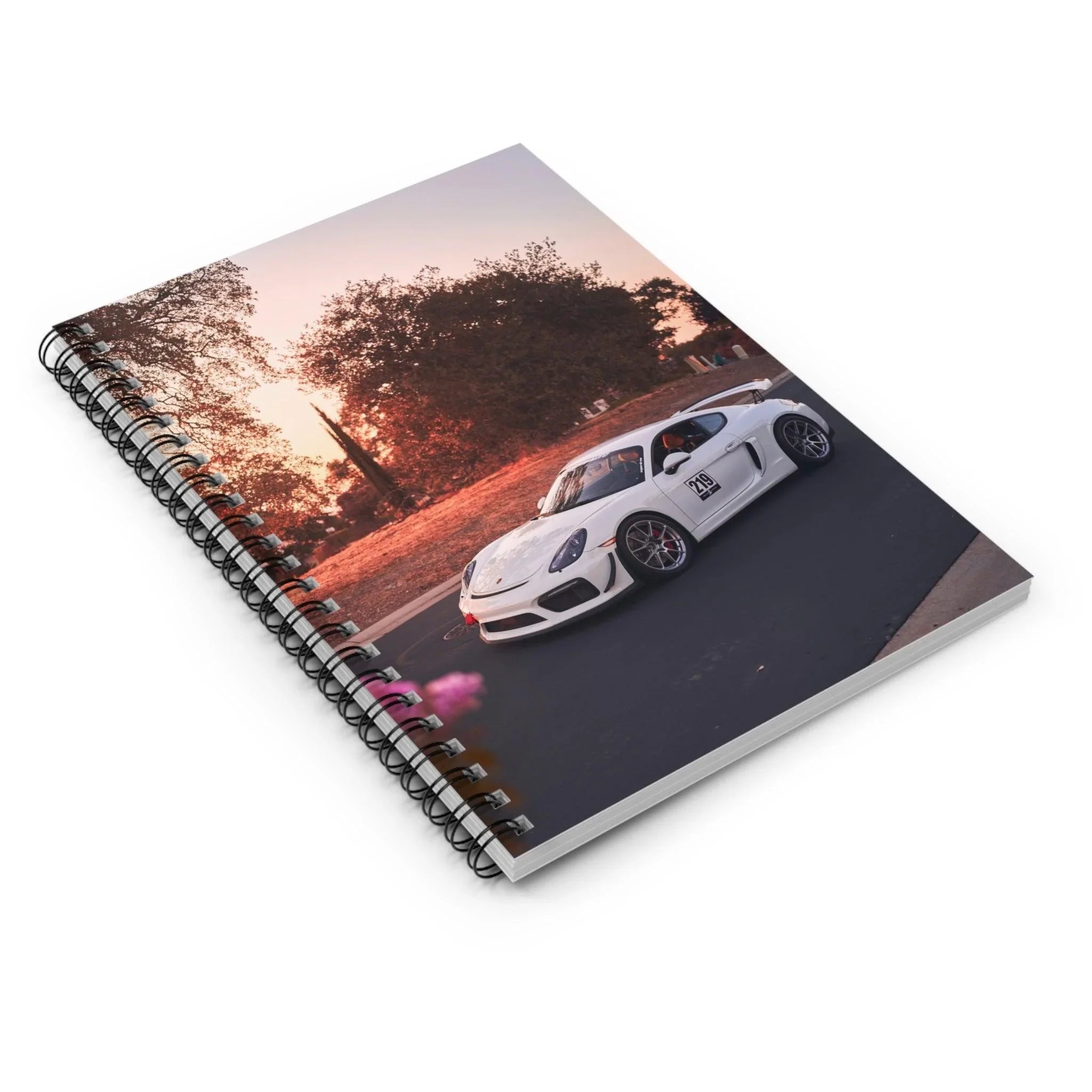 Porsche GT4 Automotive Spiral Notebook #008 - Throttle Designs