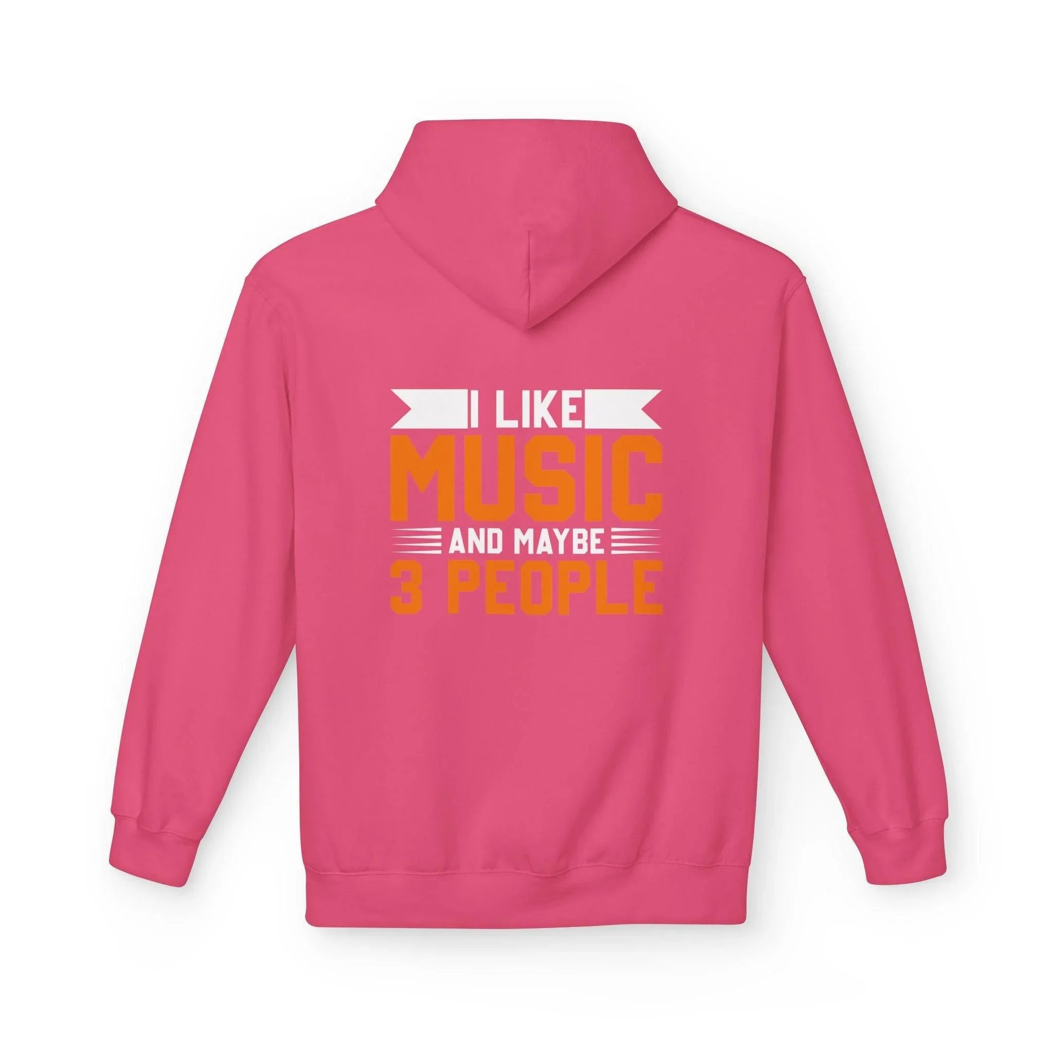 Cozy Up with the "I Love Music & My 3 People" Fleece Hoodie