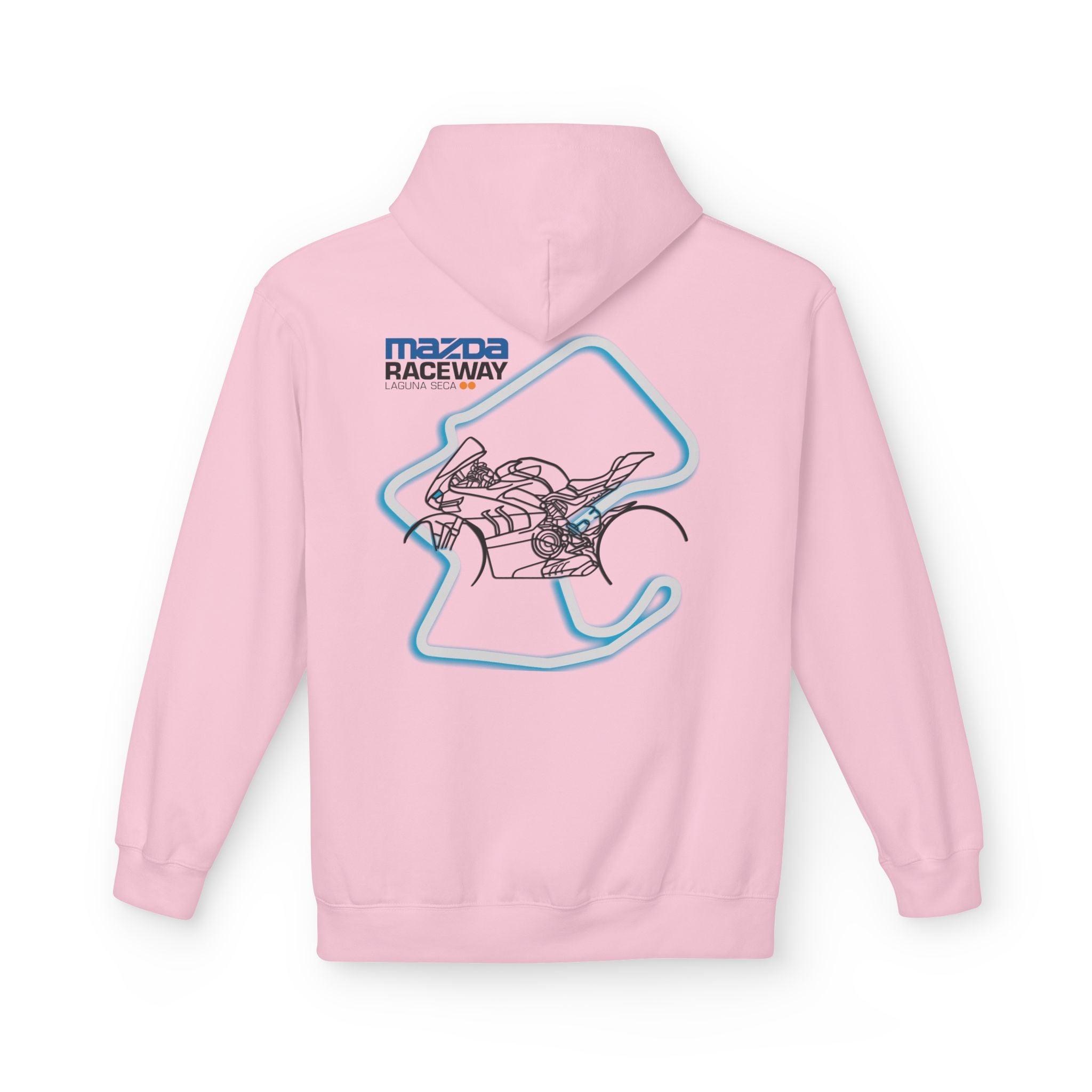 Ducati Panigale V4 SP Laguna Seca Fleece Hoodie - Stylish & Cozy
