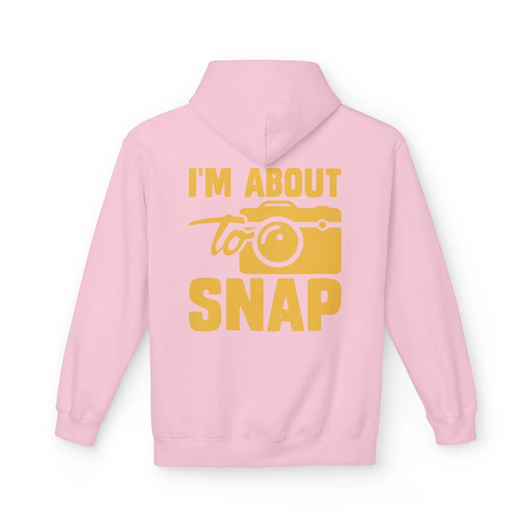 "I'm About to Snap" Exclusive Fleece Hoodie for Passionate Photographers