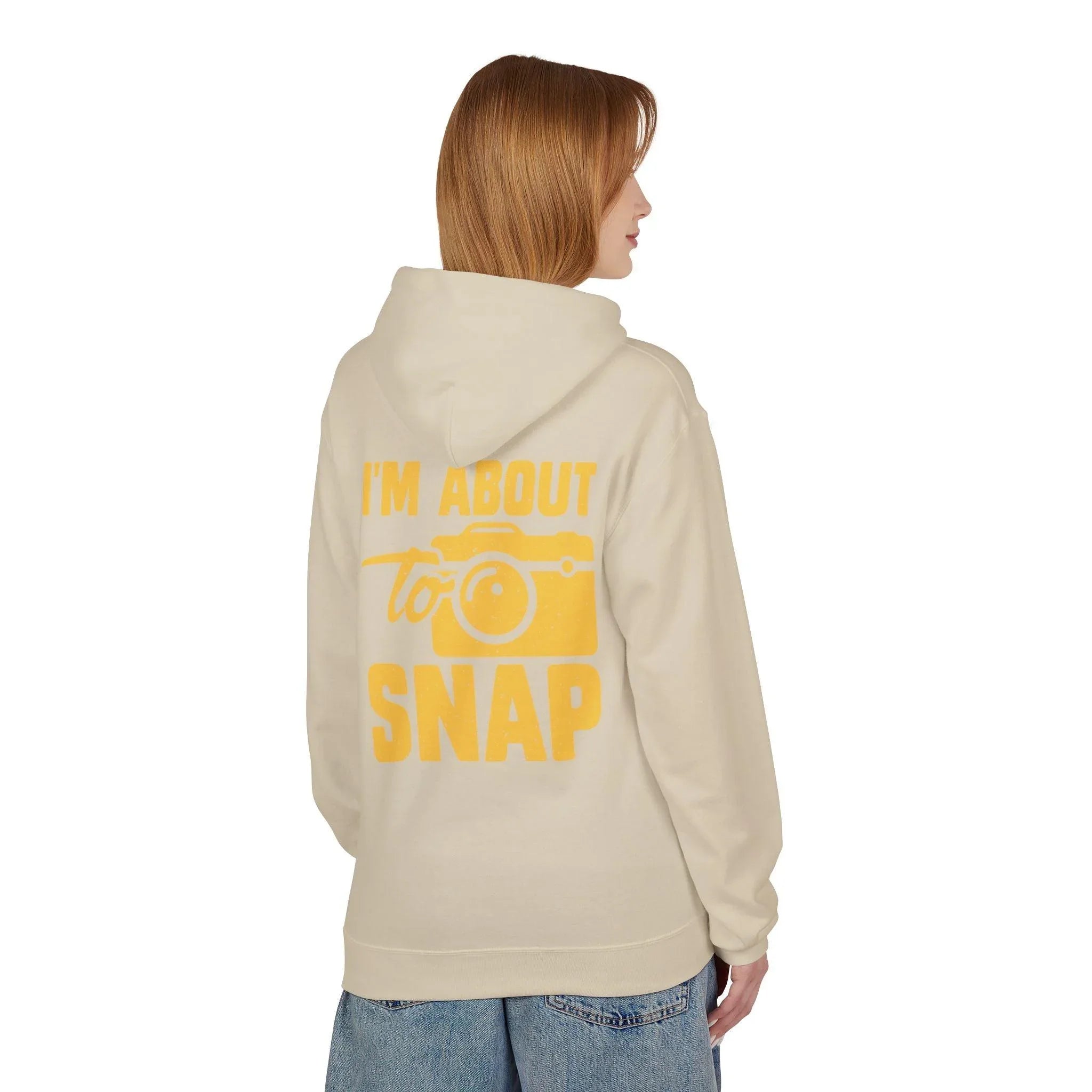 "I'm About to Snap" Exclusive Fleece Hoodie for Passionate Photographers