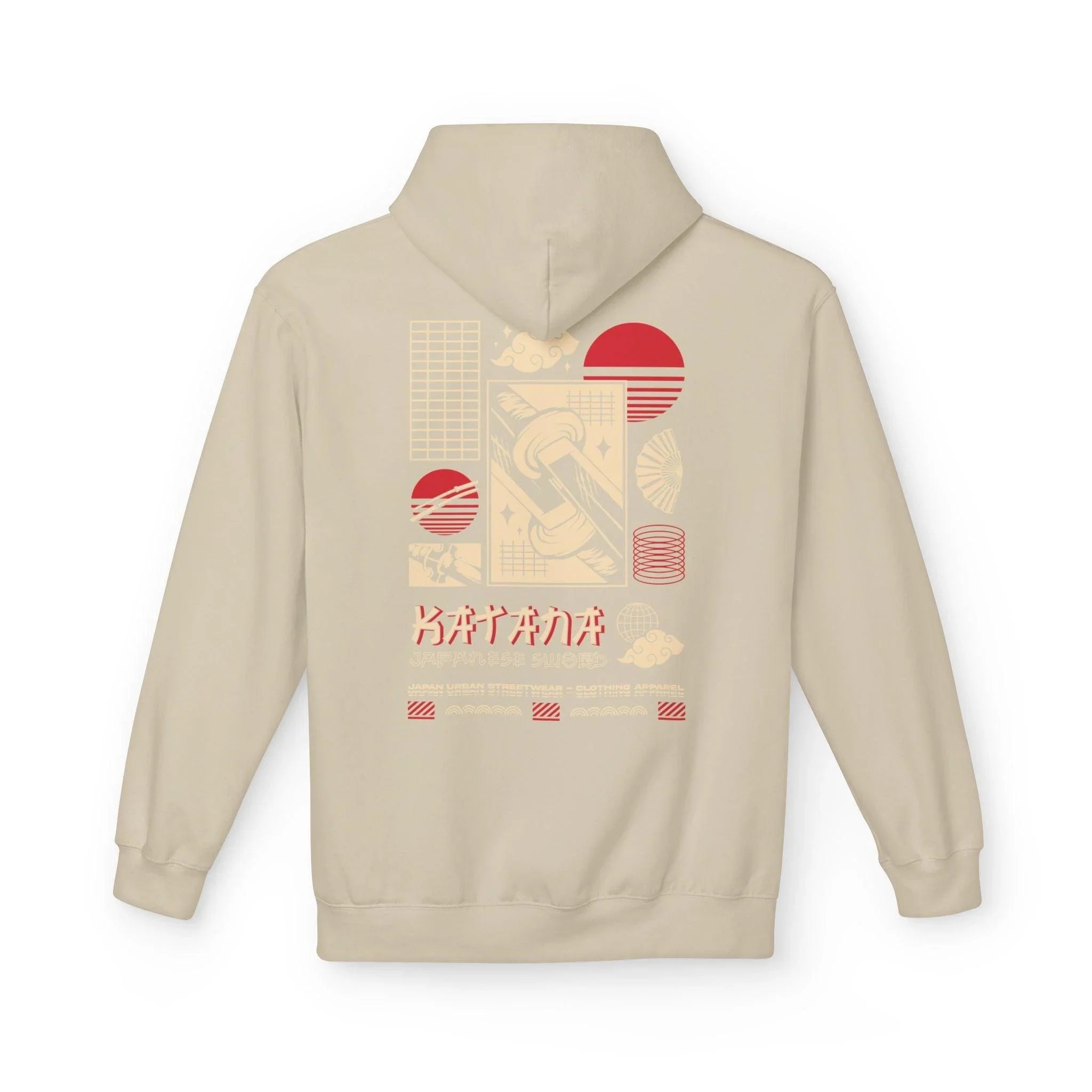 Ultimate "Katana" Japanese Fleece Hoodie for Stylish Streetwear Enthusiasts