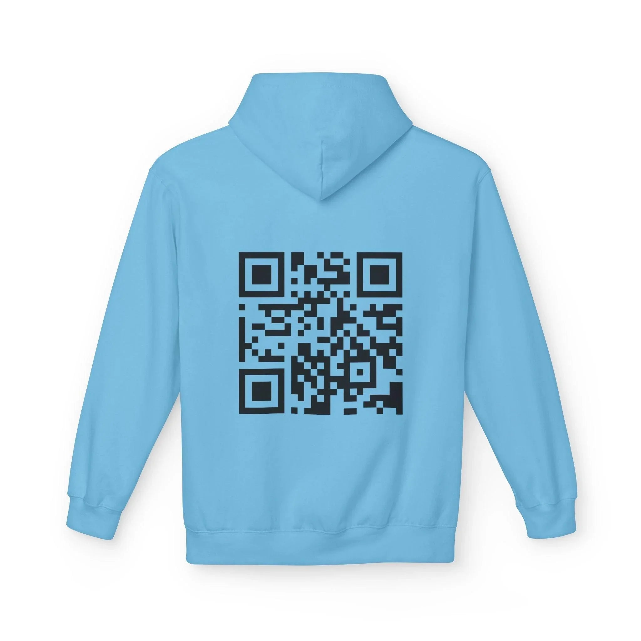"Your Car Is Slow" QR Code Hoodie - Humor for Car Lovers & Bikers