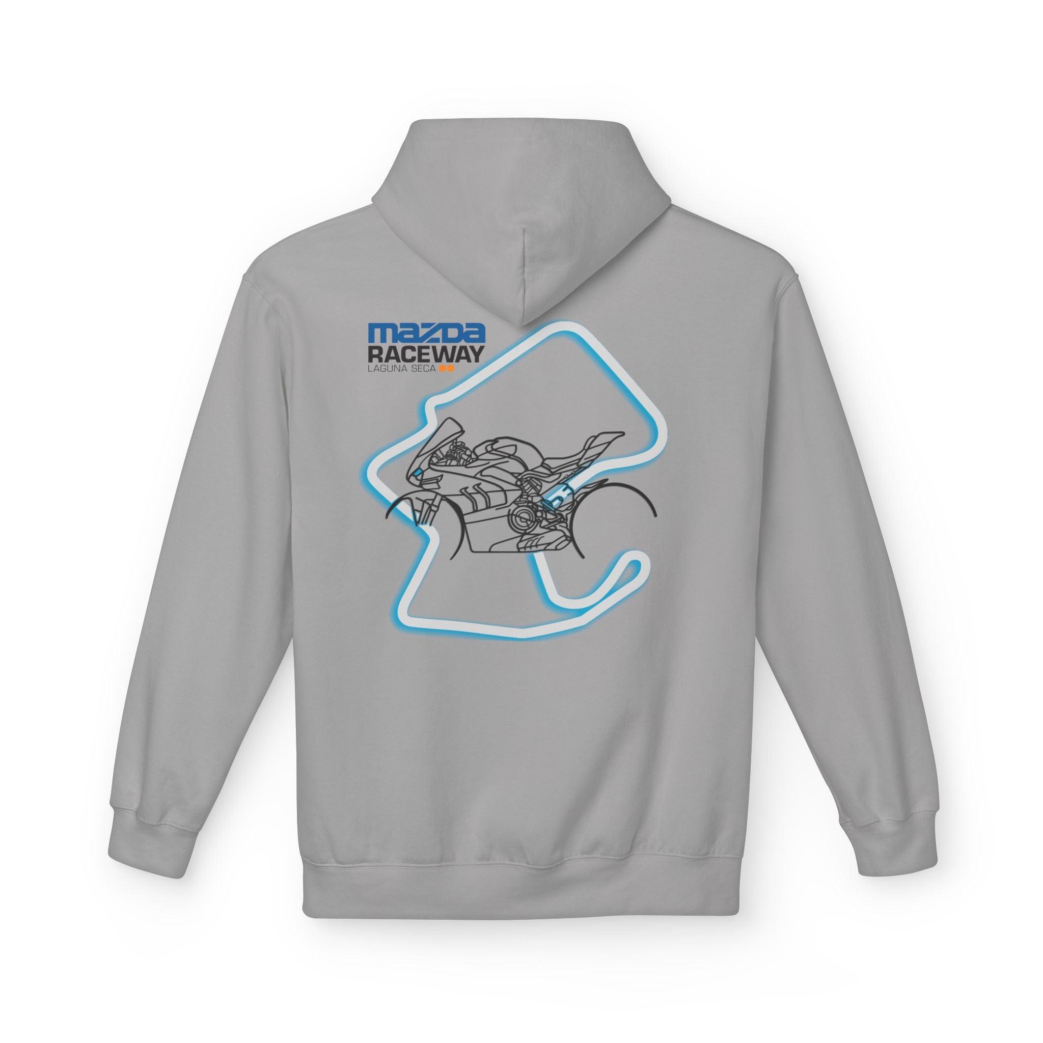 Ducati Panigale V4 SP Laguna Seca Fleece Hoodie - Stylish & Cozy