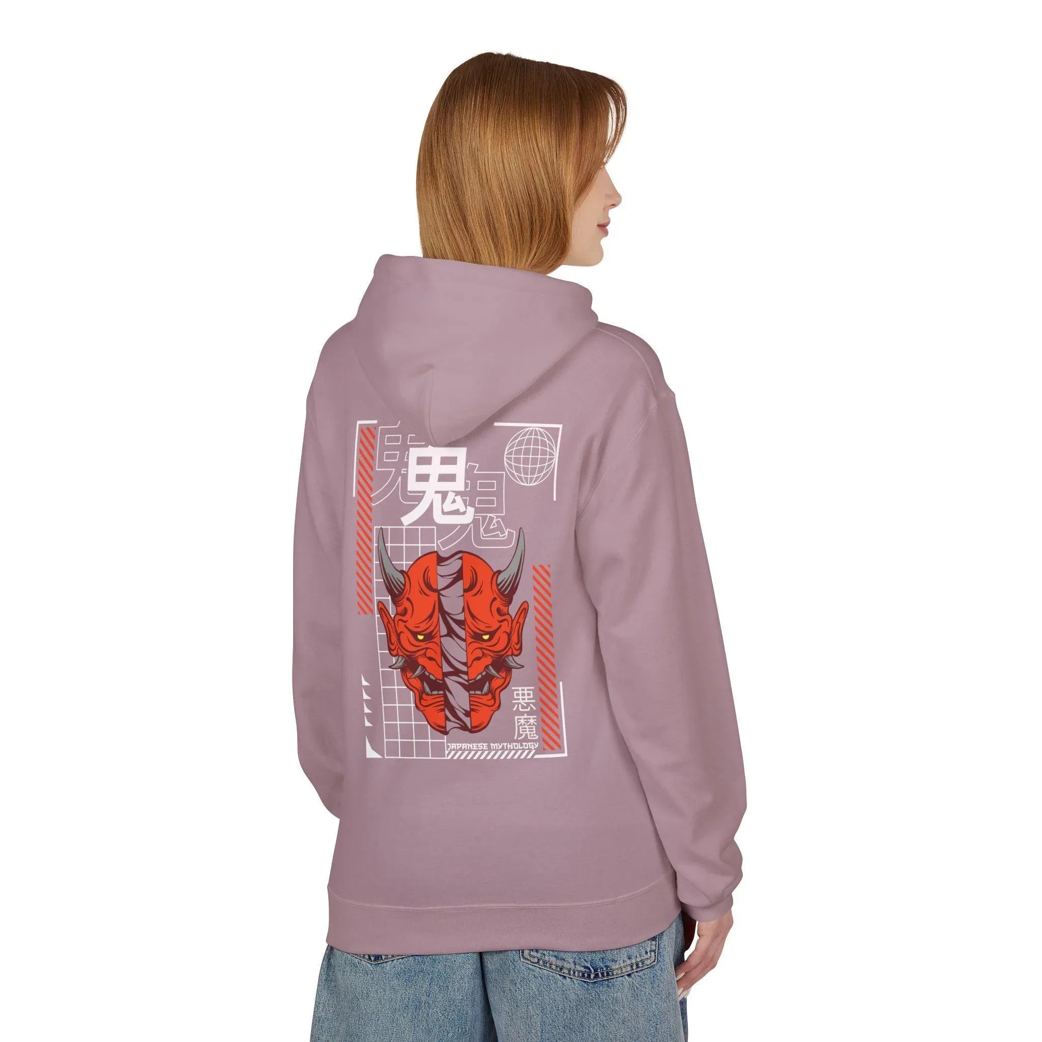 Oni Mask Streetwear Fleece Hoodie - Ultimate Comfort & Unique Style