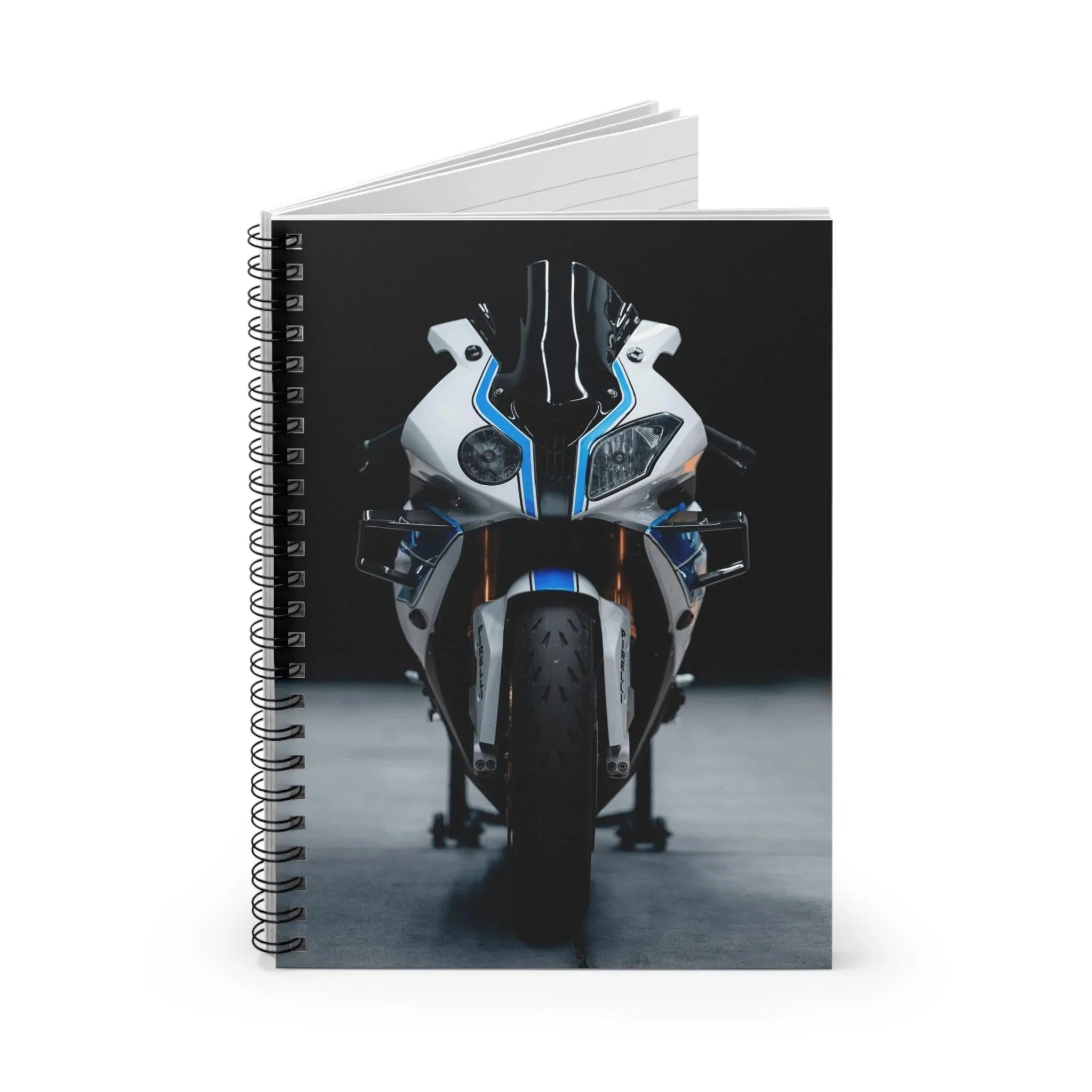 BMW S1000RR HP4 Motorcycle Spiral Notebook #004 - Throttle Designs
