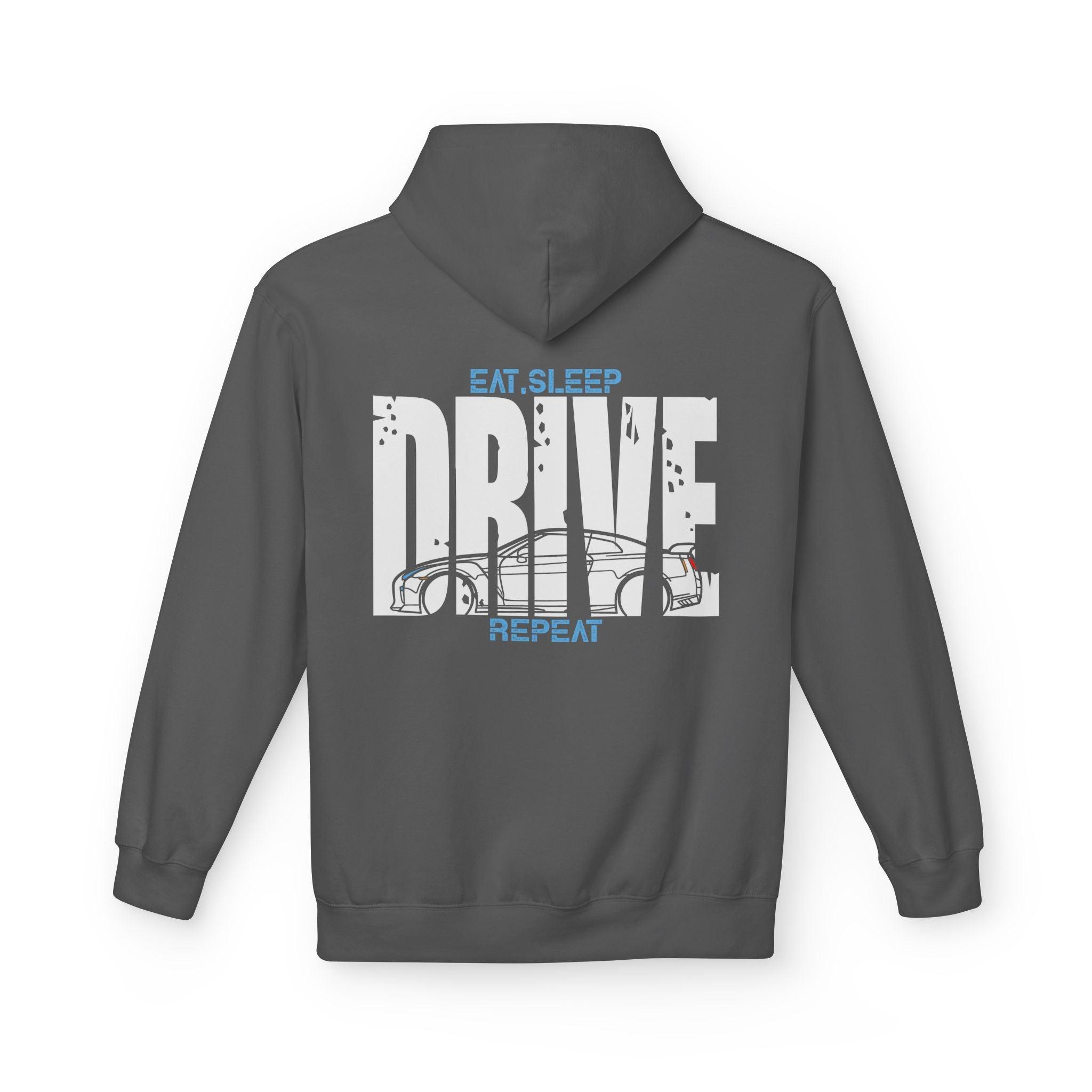 Nissan R35 GT-R DRIVE Fleece Hoodie - Premium Comfort & Style