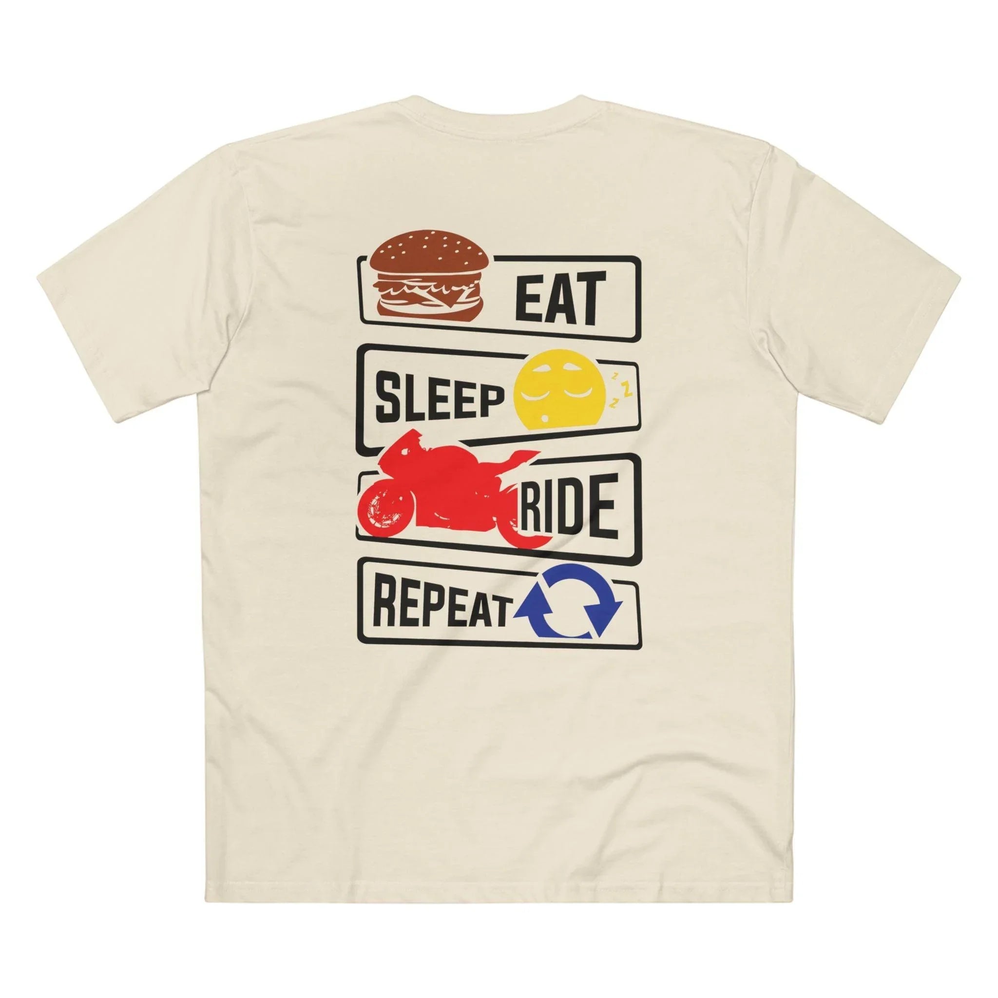 Throttle Designs Premium "Eat, Sleep, Ride, Repeat" T-Shirt