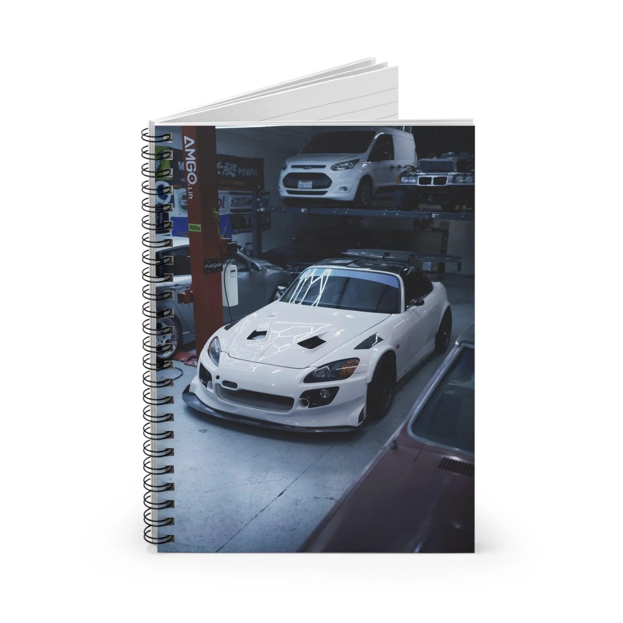Honda S2000 Automotive Spiral Notebook #027 - Throttle Designs