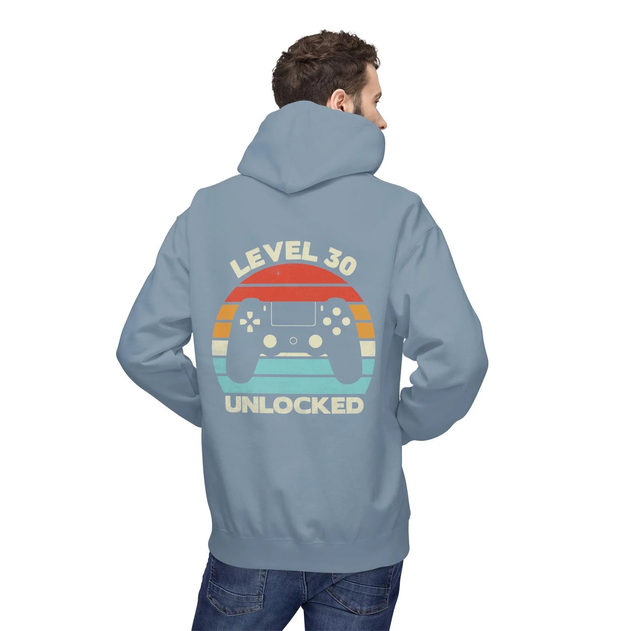 Level Up Your Style: Retro Gaming Fleece Hoodie with Comfort and Charm