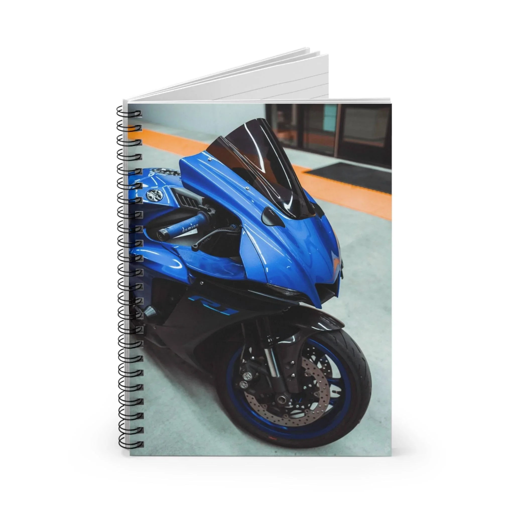 Yamaha R1 Motorcycle Spiral Notebook #028 - Throttle Designs