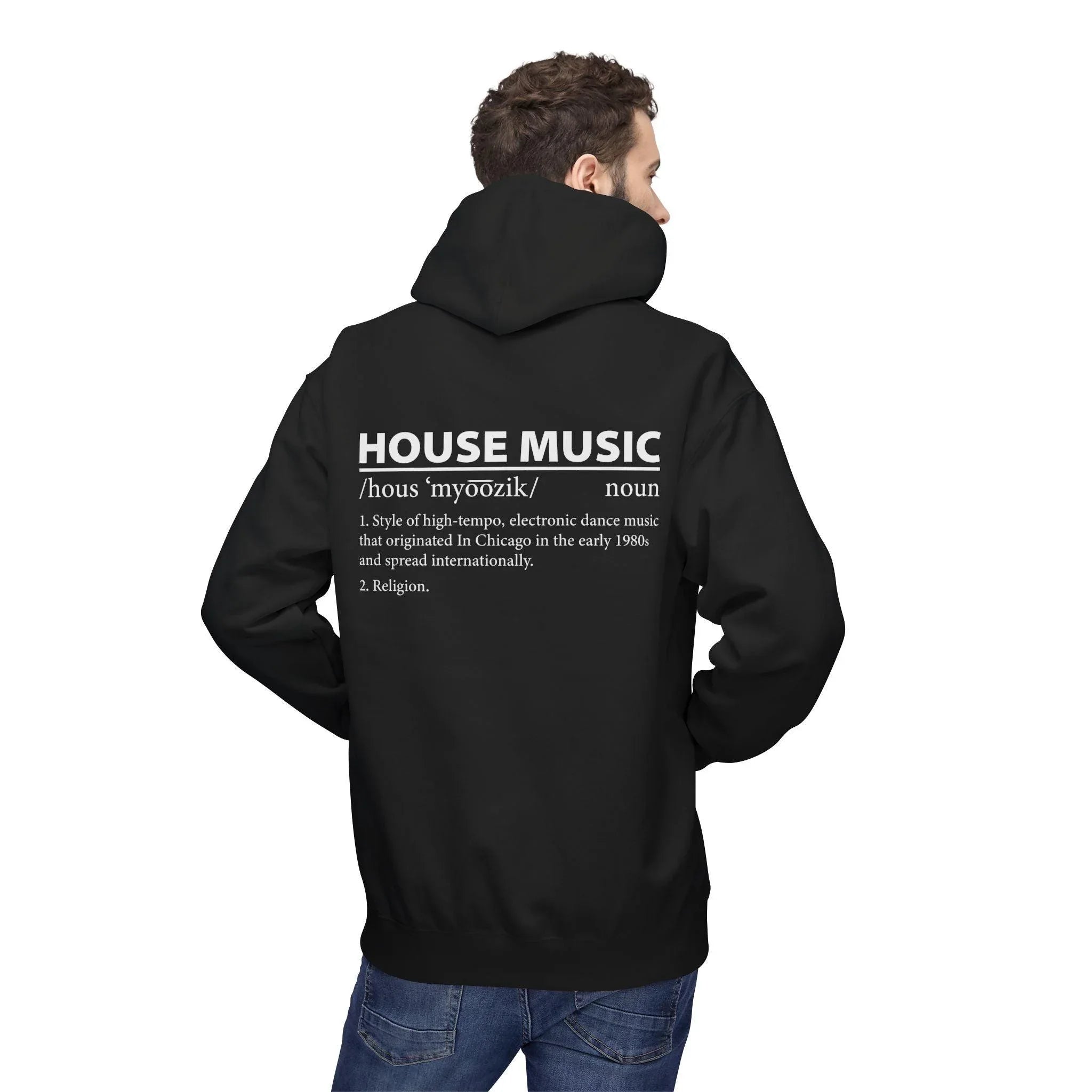 Ultimate House Music Fleece Hoodie for Comfort and Style
