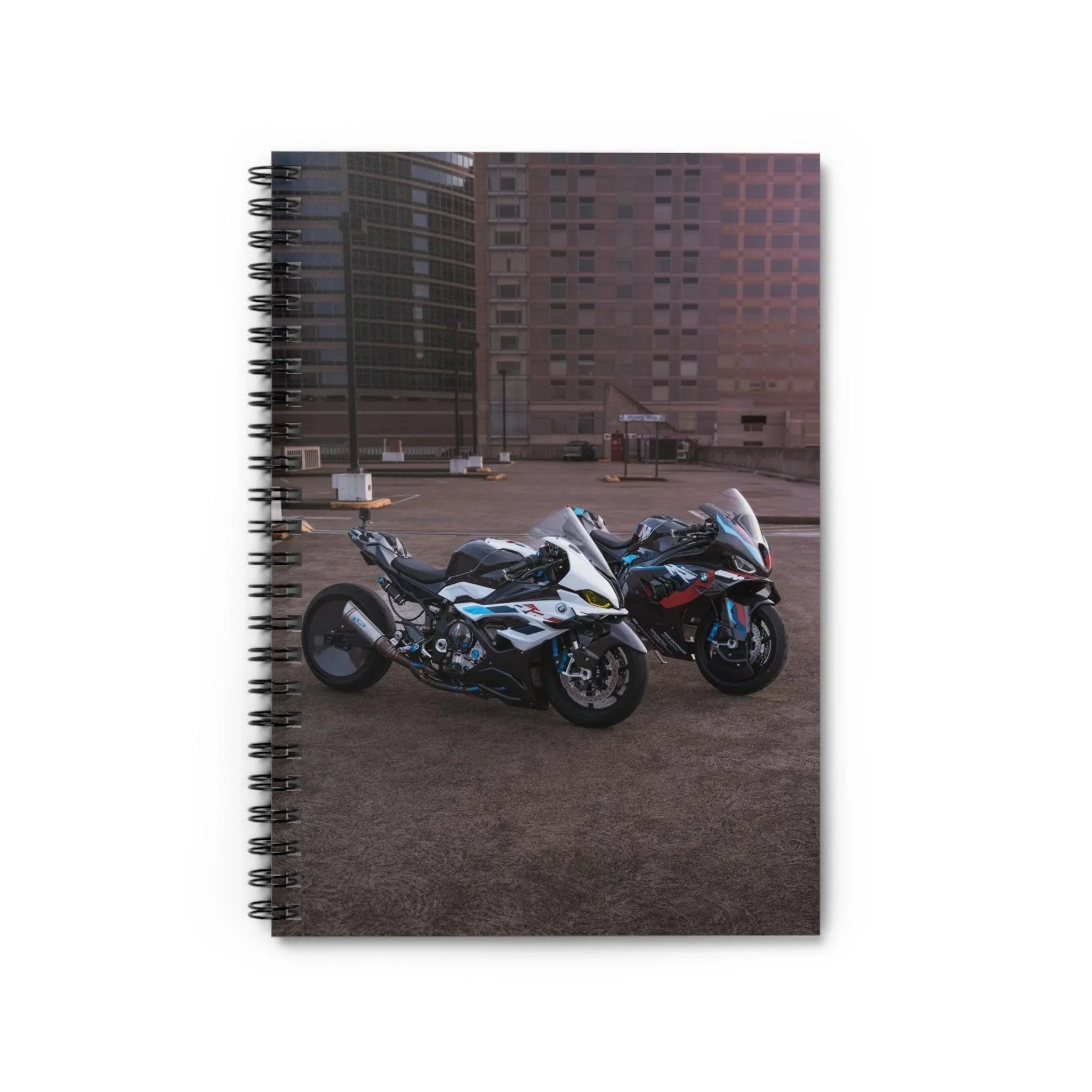 BMW M1000RR and S1000RR Drag Spec Motorcycle Spiral Notebook #003 - Throttle Designs
