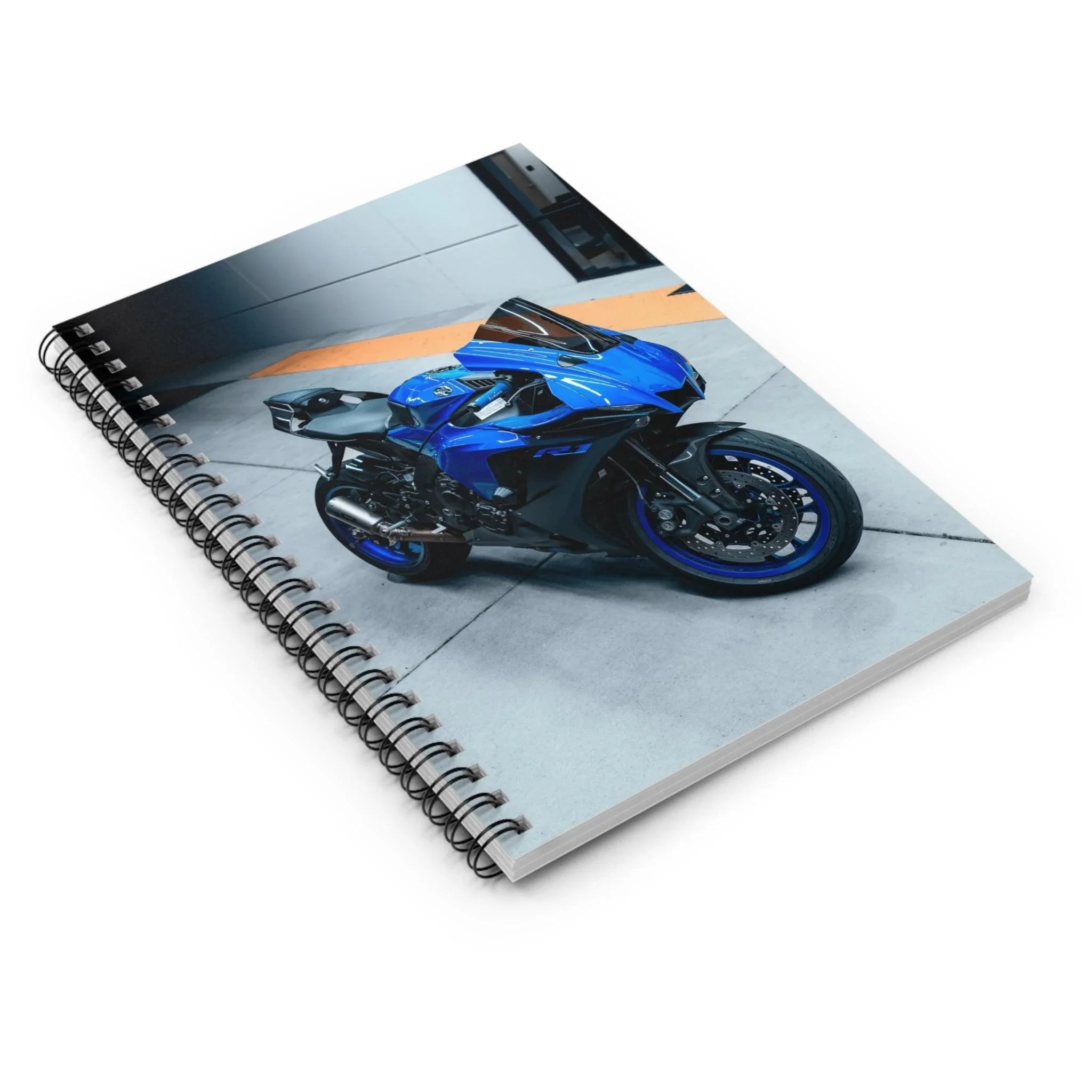Yamaha R1 Motorcycle Spiral Notebook #018 - Throttle Designs