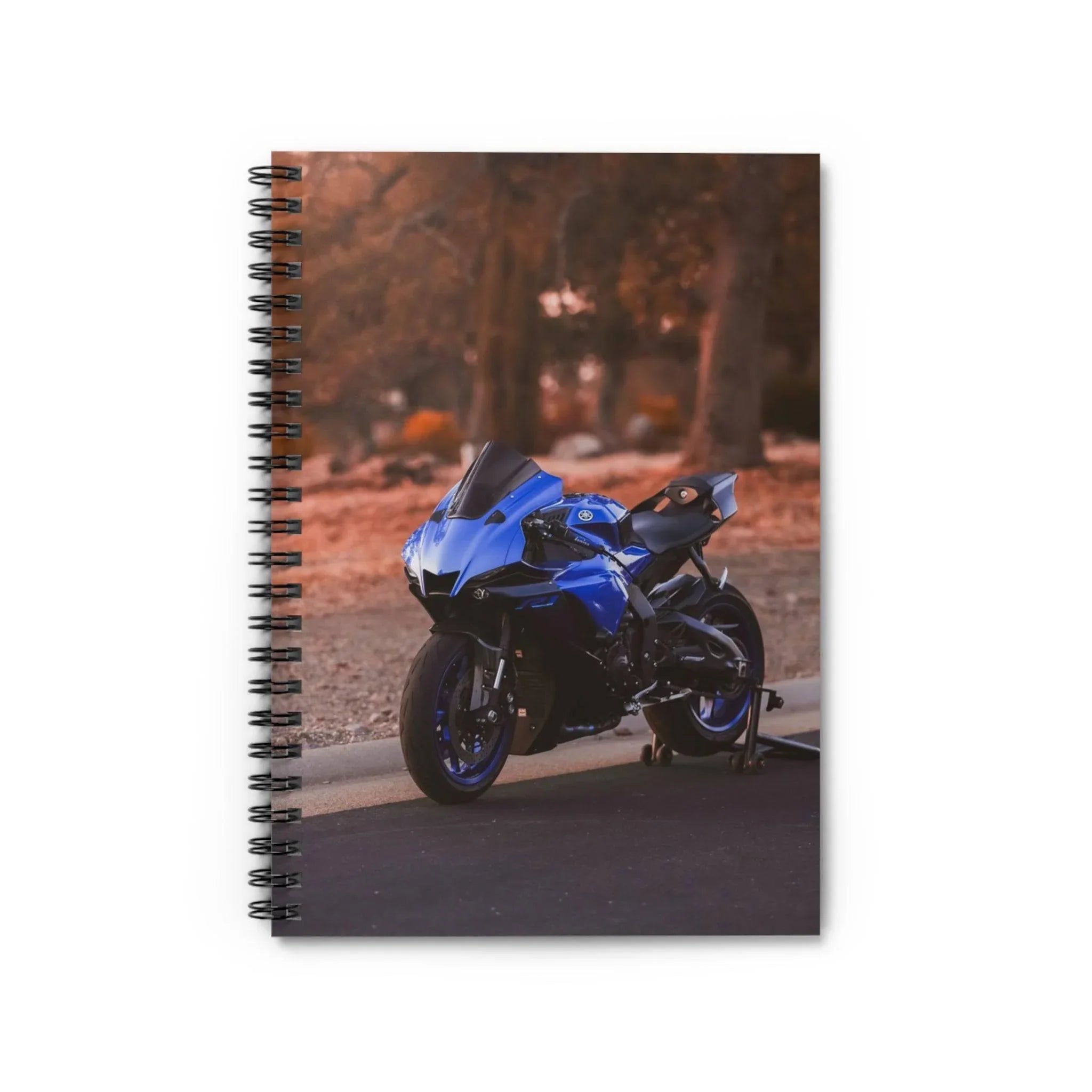 Yamaha R1 Motorcycle Spiral Notebook #032 - Throttle Designs