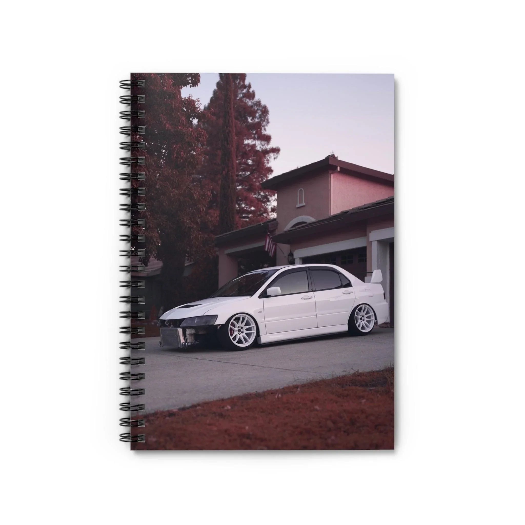 Mitsubishi Evo 8 Automotive Spiral Notebook #034 - Throttle Designs