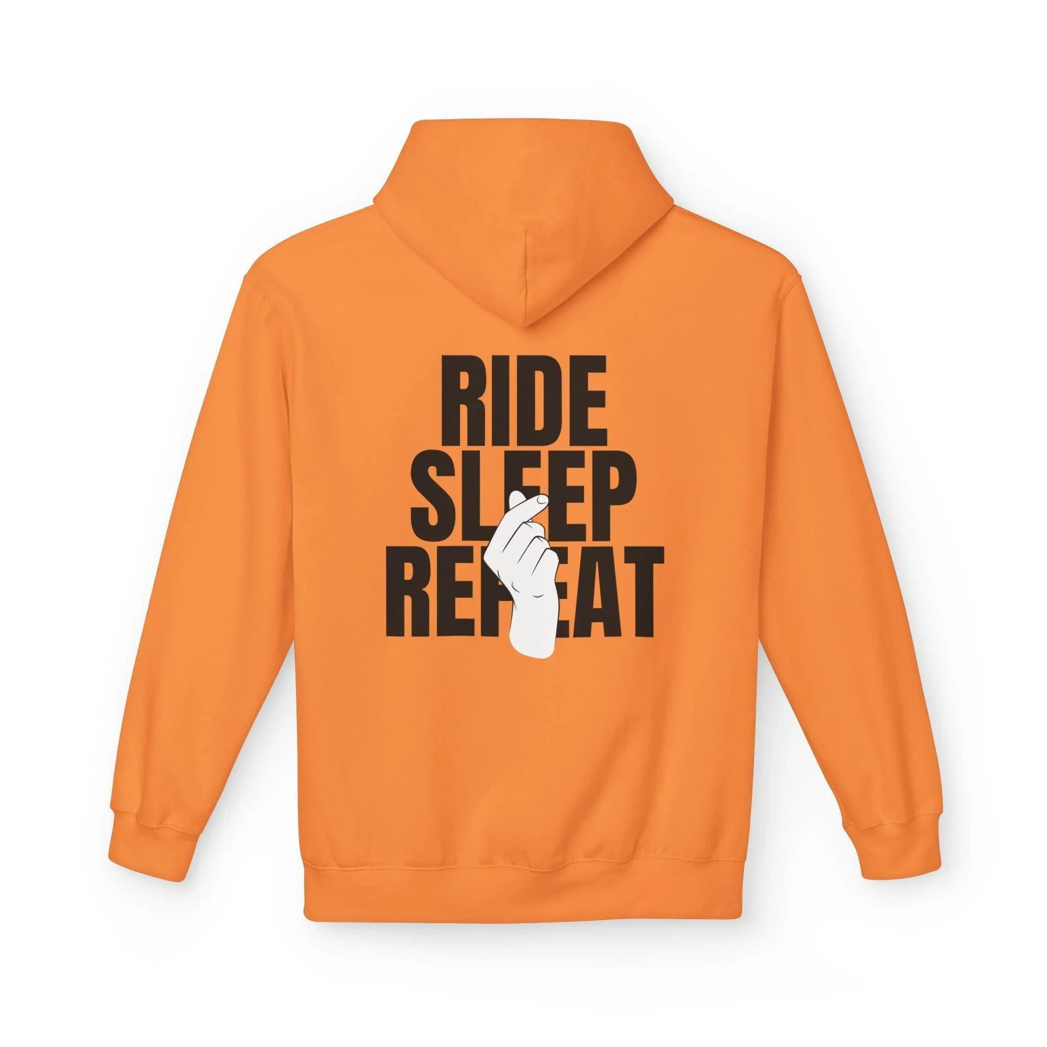Cozy Comfort "Ride, Sleep, Repeat" Fleece Hoodie