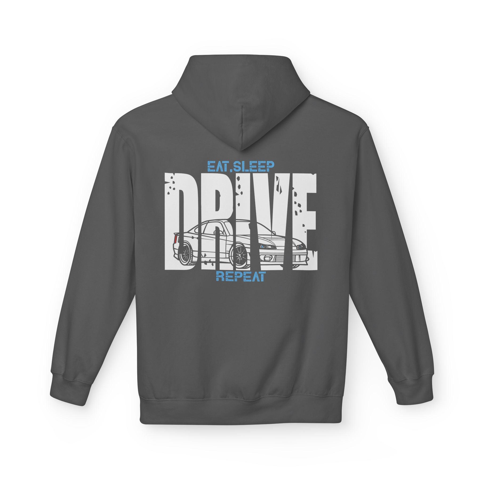 Nissan S15 240sx DRIVE Fleece Hoodie for Car Enthusiasts